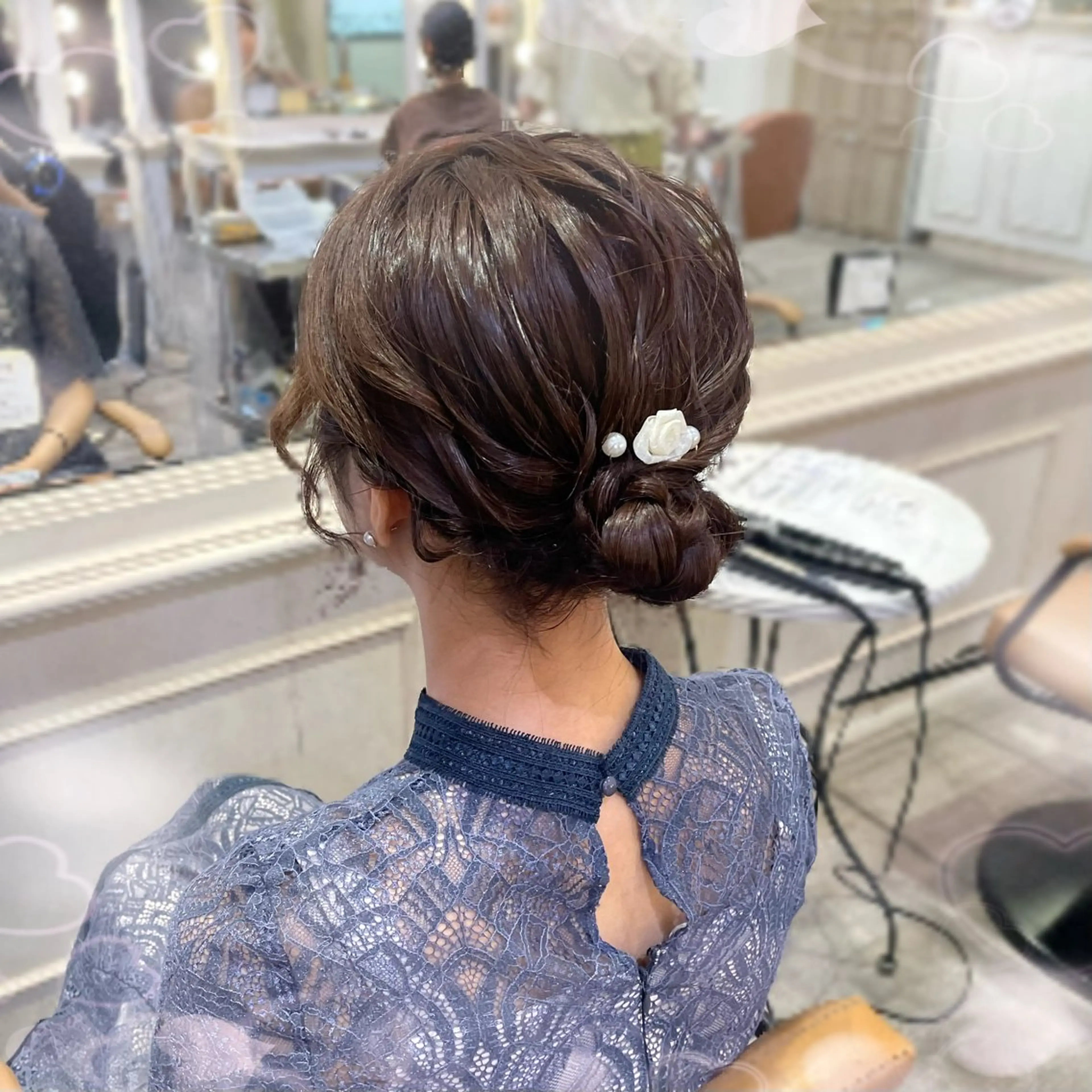 ヘアアレンジ ヘアセット 🎼2次元カラー ヘアメ たまみ🎀のヘアスタイル