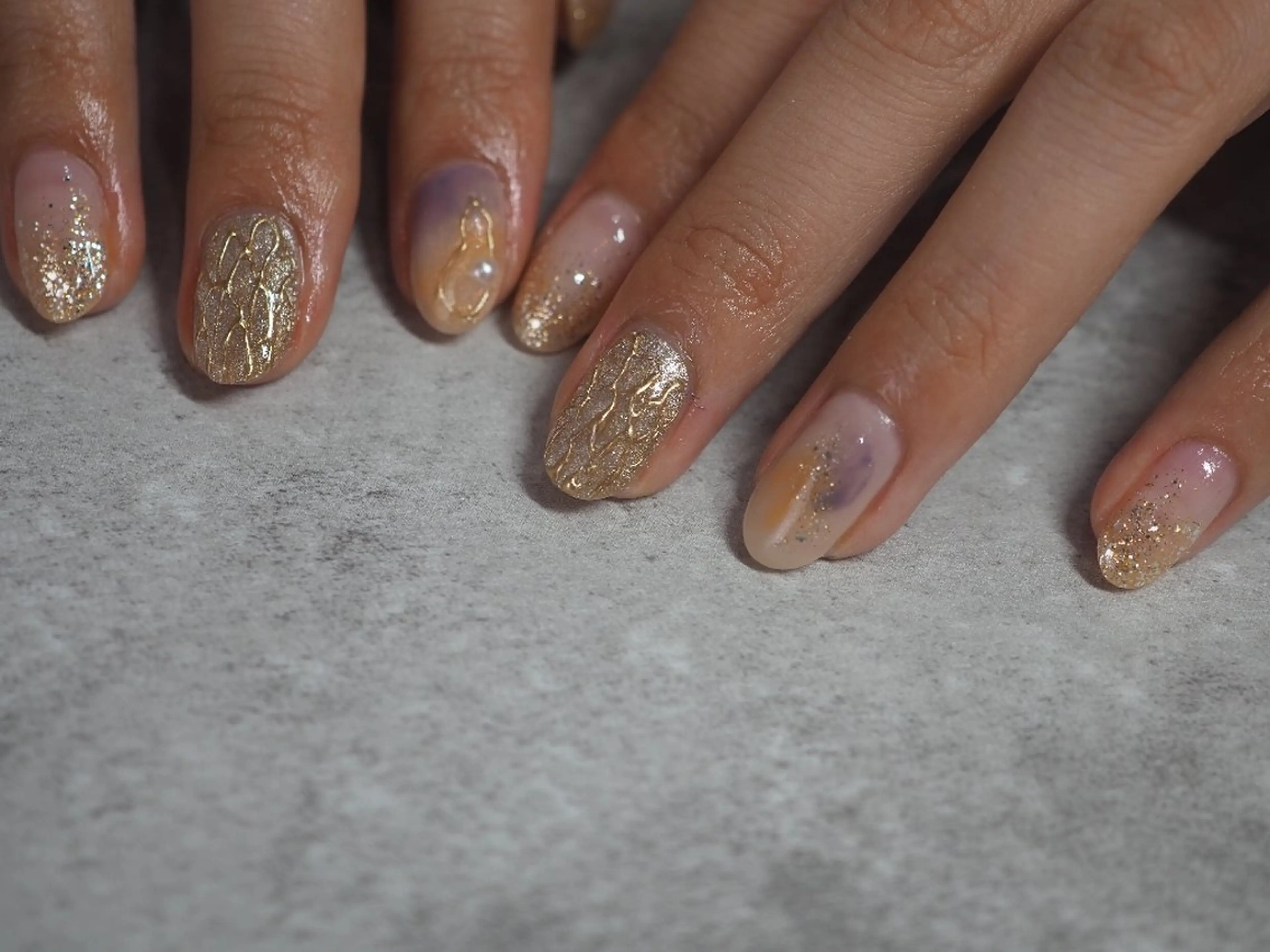 ネイル ハンドネイル glaNje 福光のネイルデザイン