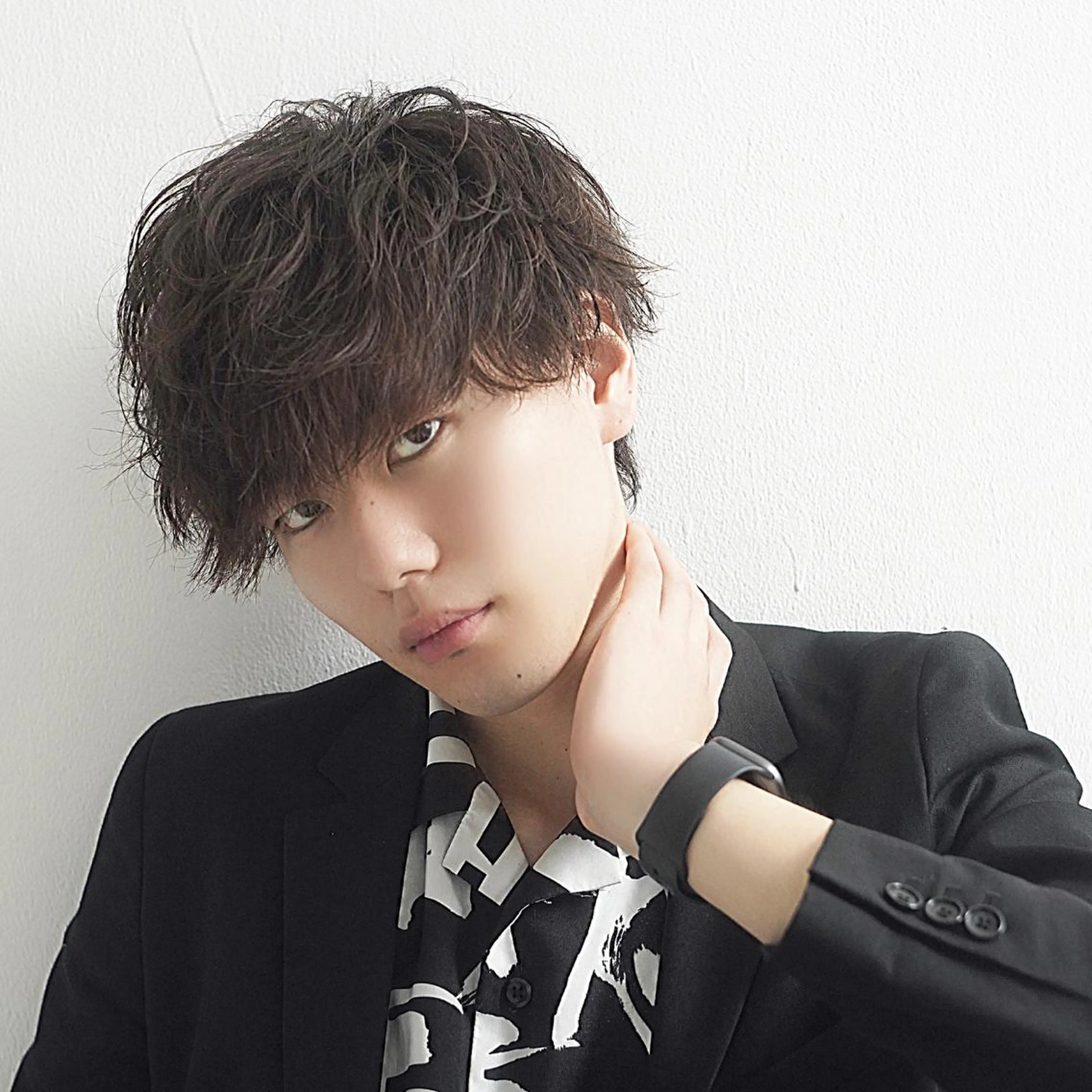 ショート パーマ メンズ マッシュ メンズパーマ スパイラルパーマ メンズサロン【owl 心斎橋】難波/アメ村のヘアスタイル