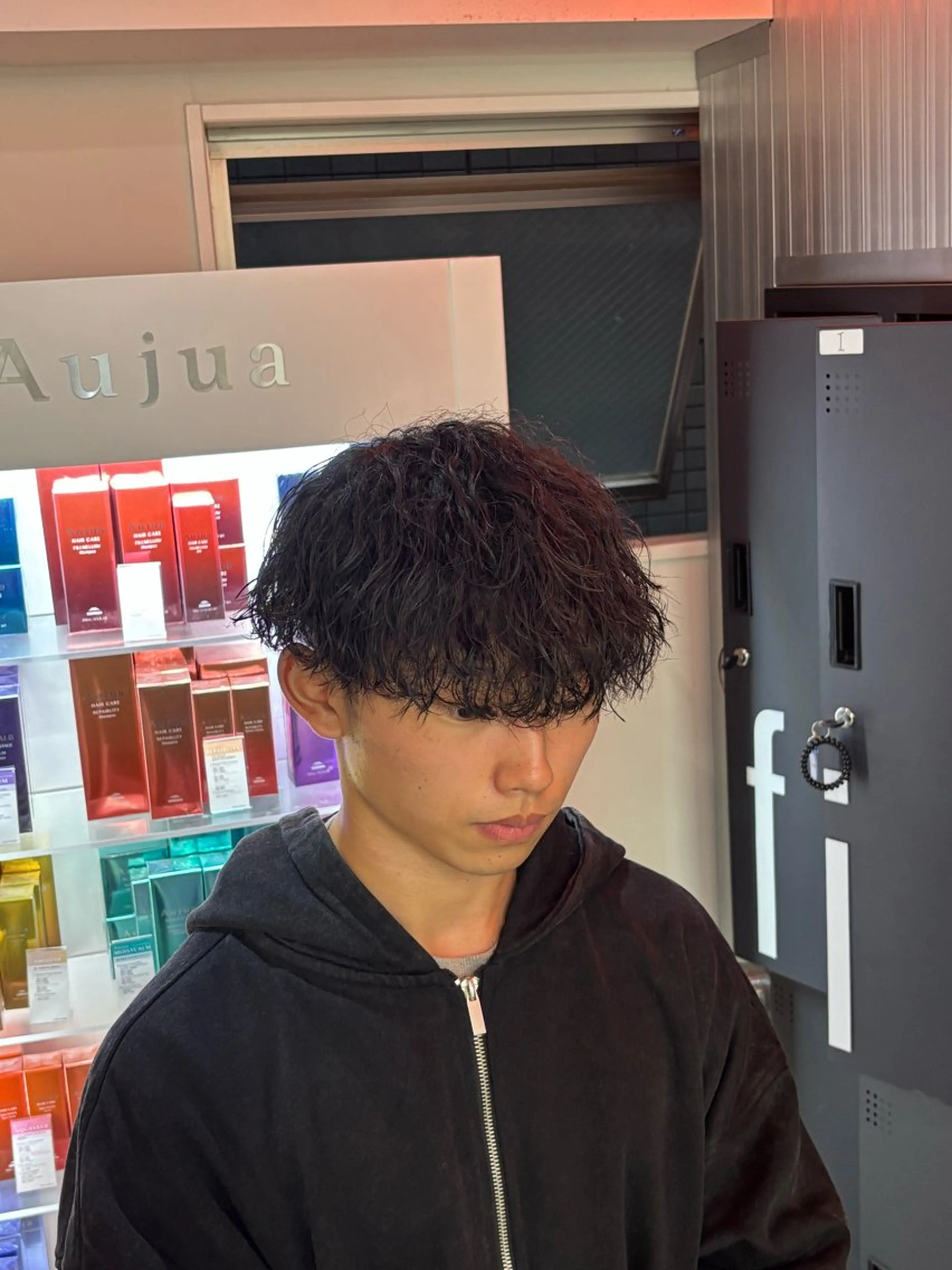 パーマ メンズ渋谷 北斗のヘアスタイル