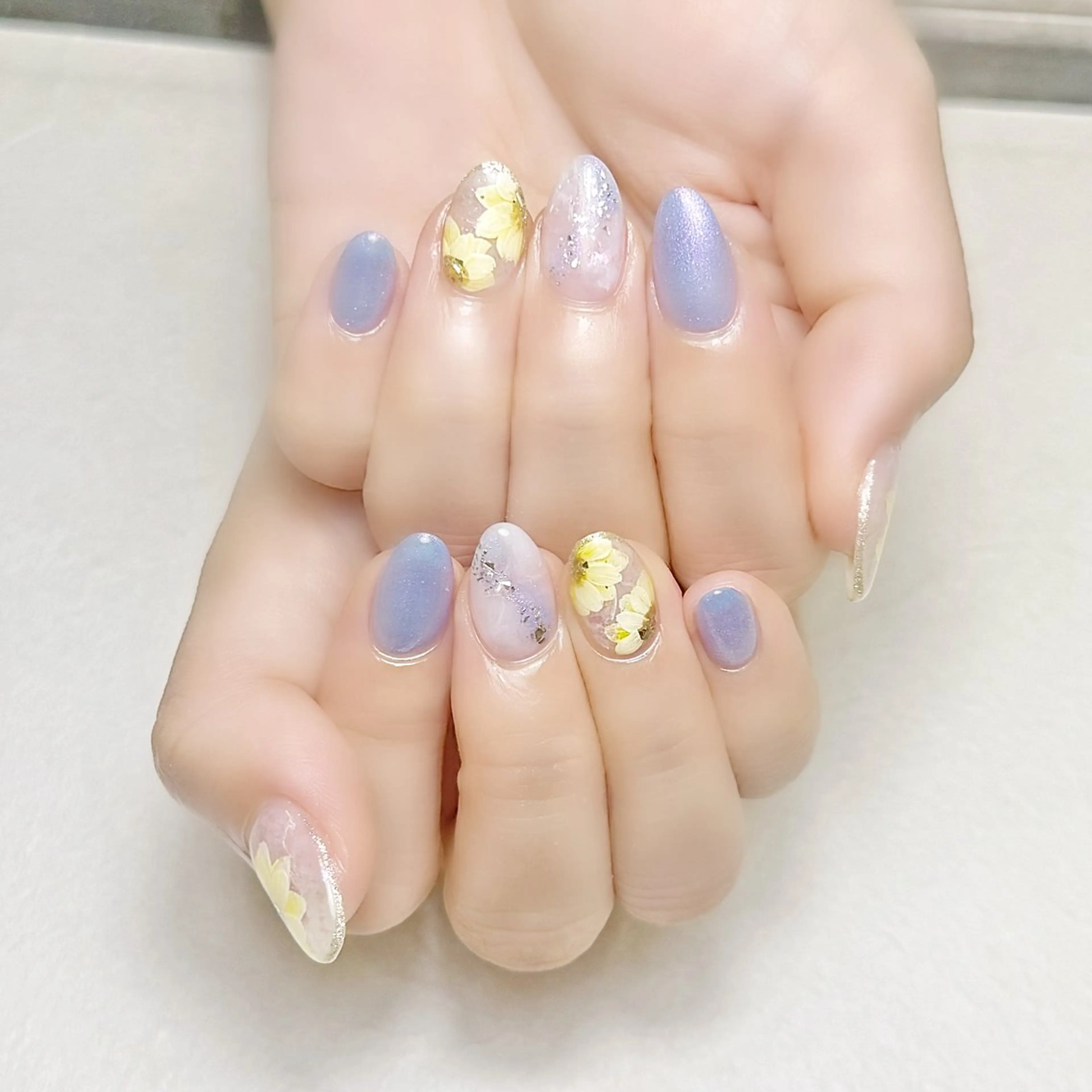 ネイル ラメ(グリッター) ニュアンスネイル 夏ネイル rouse nail RISATOのネイルデザイン
