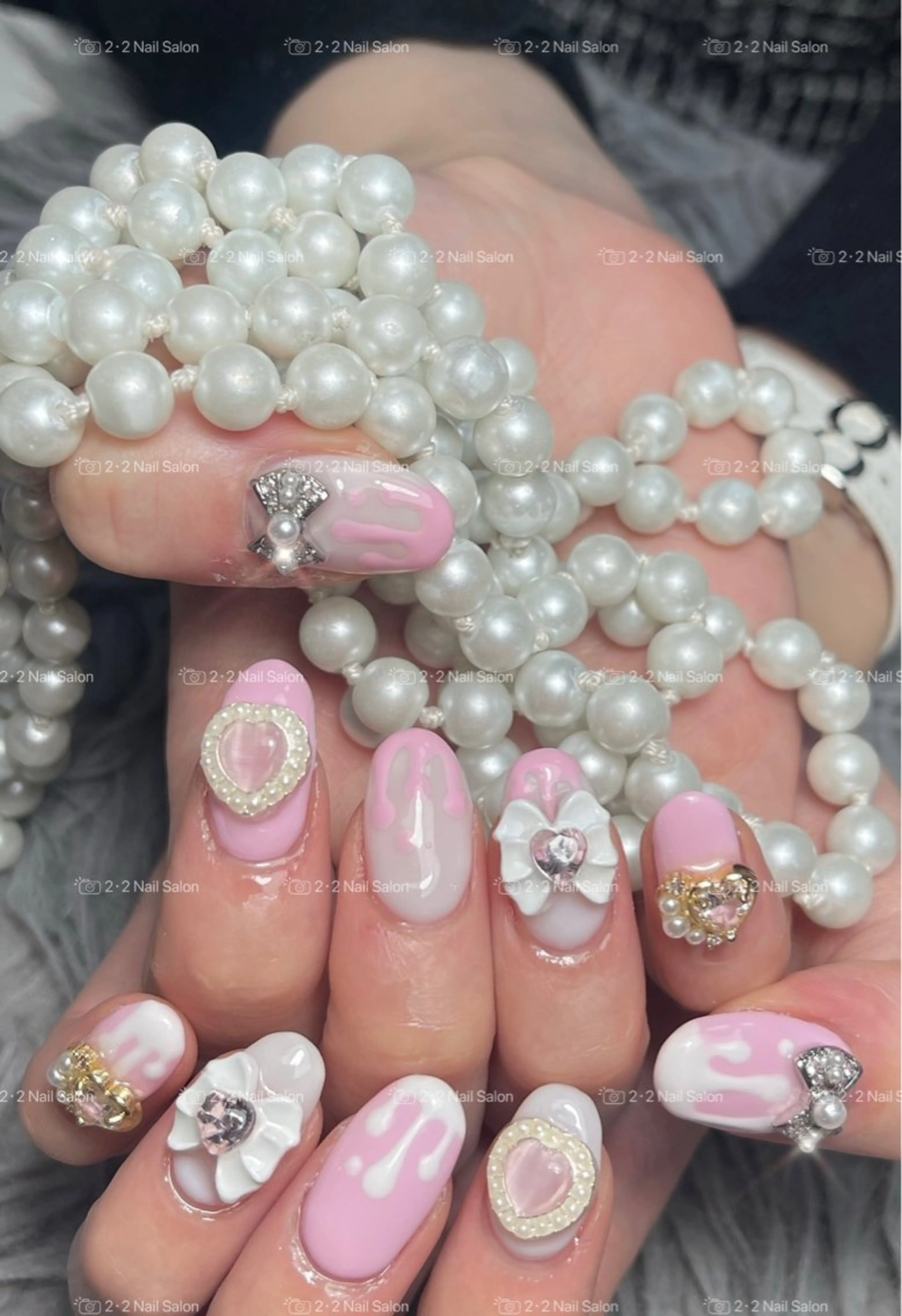 ネイル ハンドネイル 🦋y y Nail 🤍のネイルデザイン