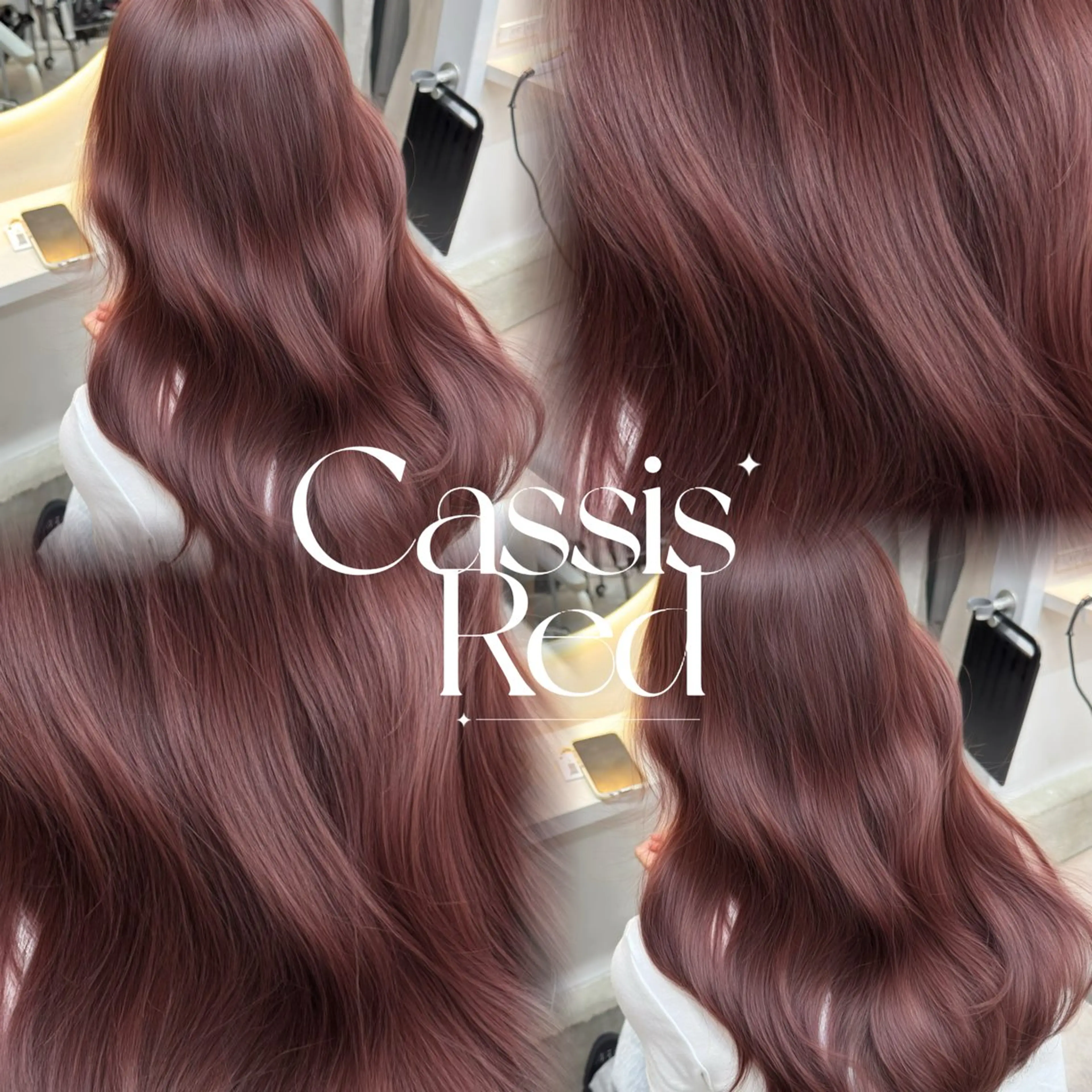 セミロング カラー ブリーチ ブリーチなしカラー ピンクカラー Mizuki /SOYON 2ndのヘアスタイル
