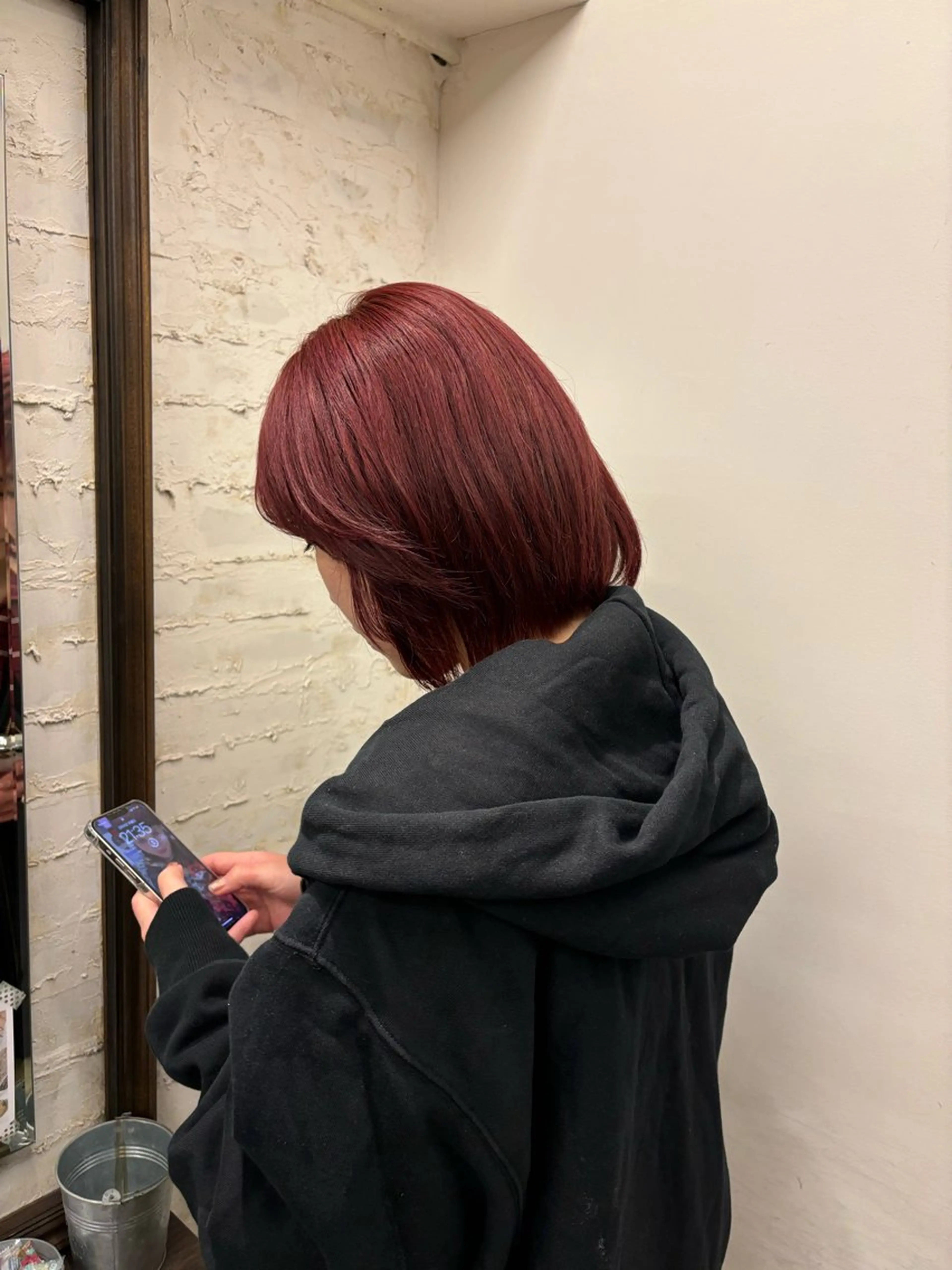 ショート カラー ブリーチ ブリーチなしカラー 亜海 /レディースパーマのヘアスタイル