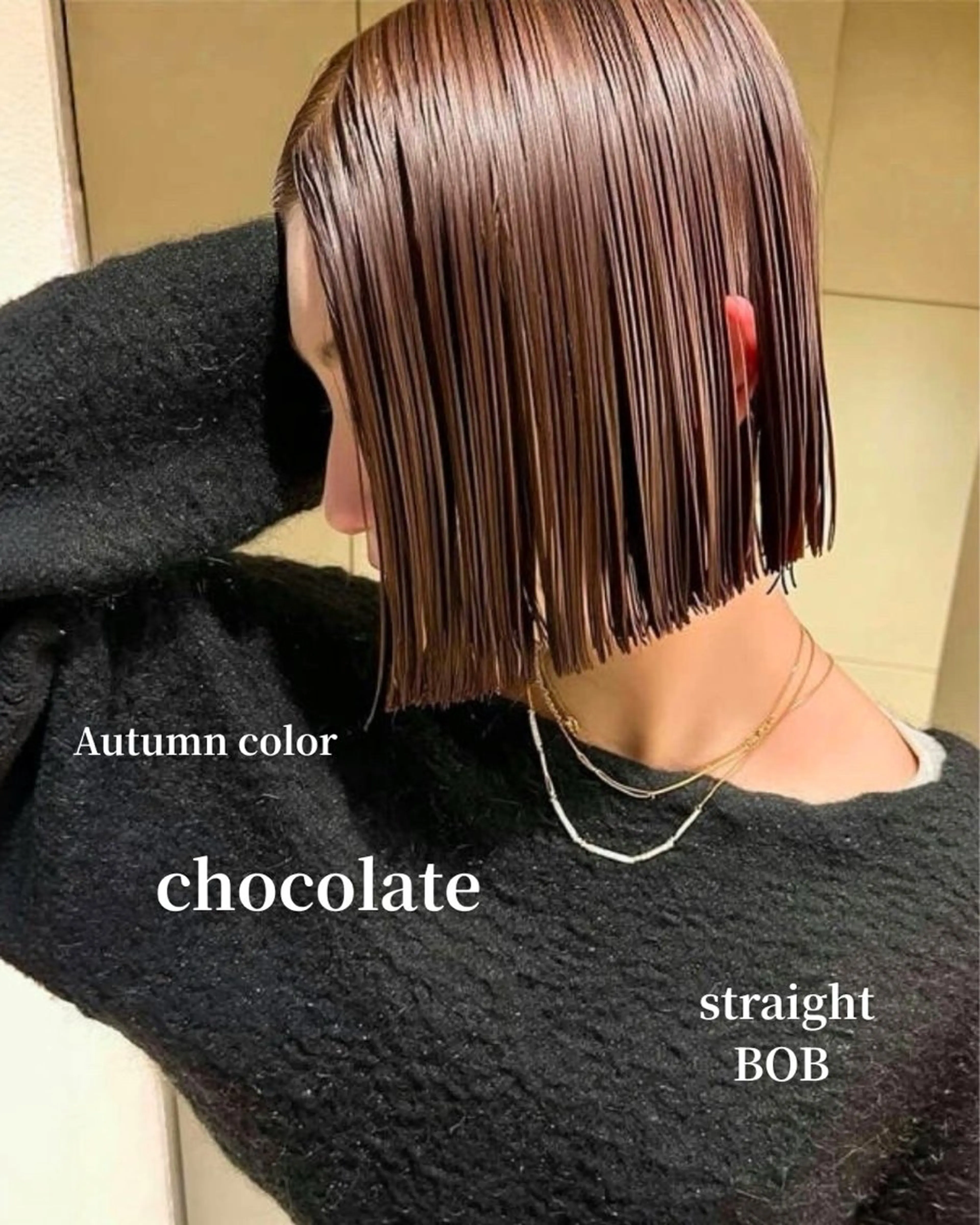 ショート カラー カット ヘアカラー 切りっぱなしボブ /銀座/ケンタロウのヘアスタイル