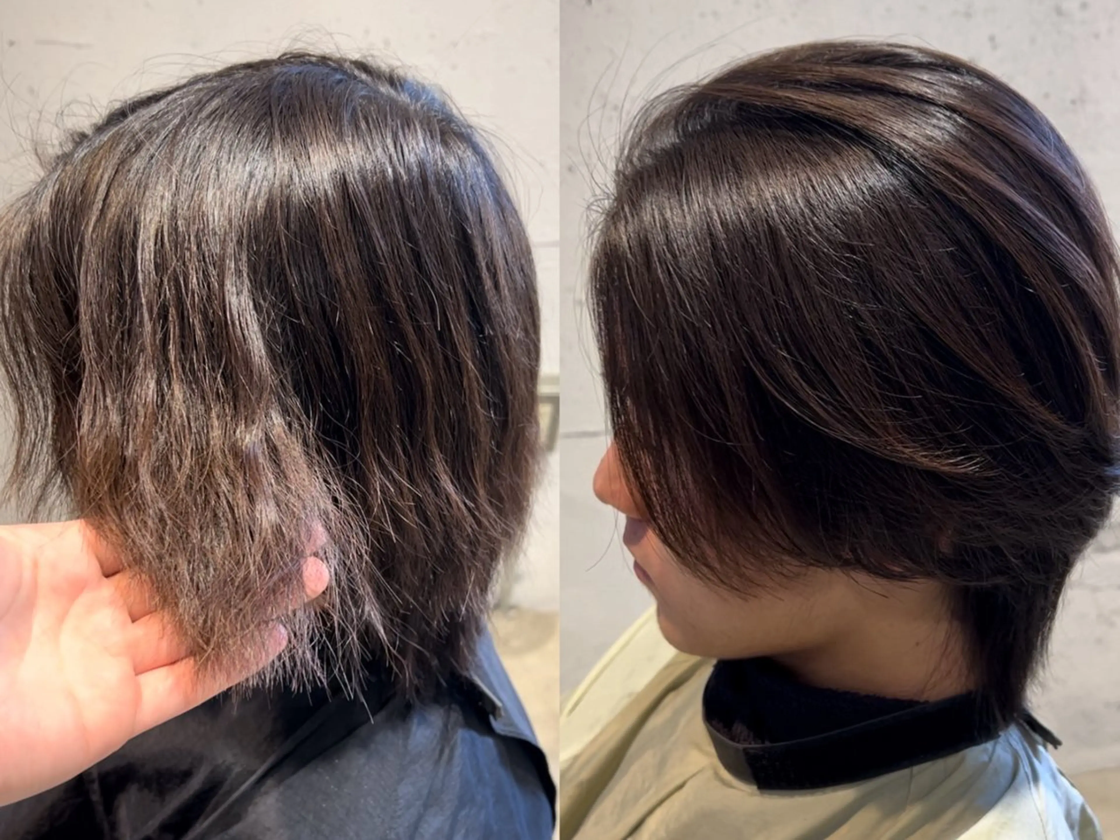 メンズ 縮毛矯正 トリートメント 韓国ヘアダウンパーマ シャドウパーマ/航太のヘアスタイル