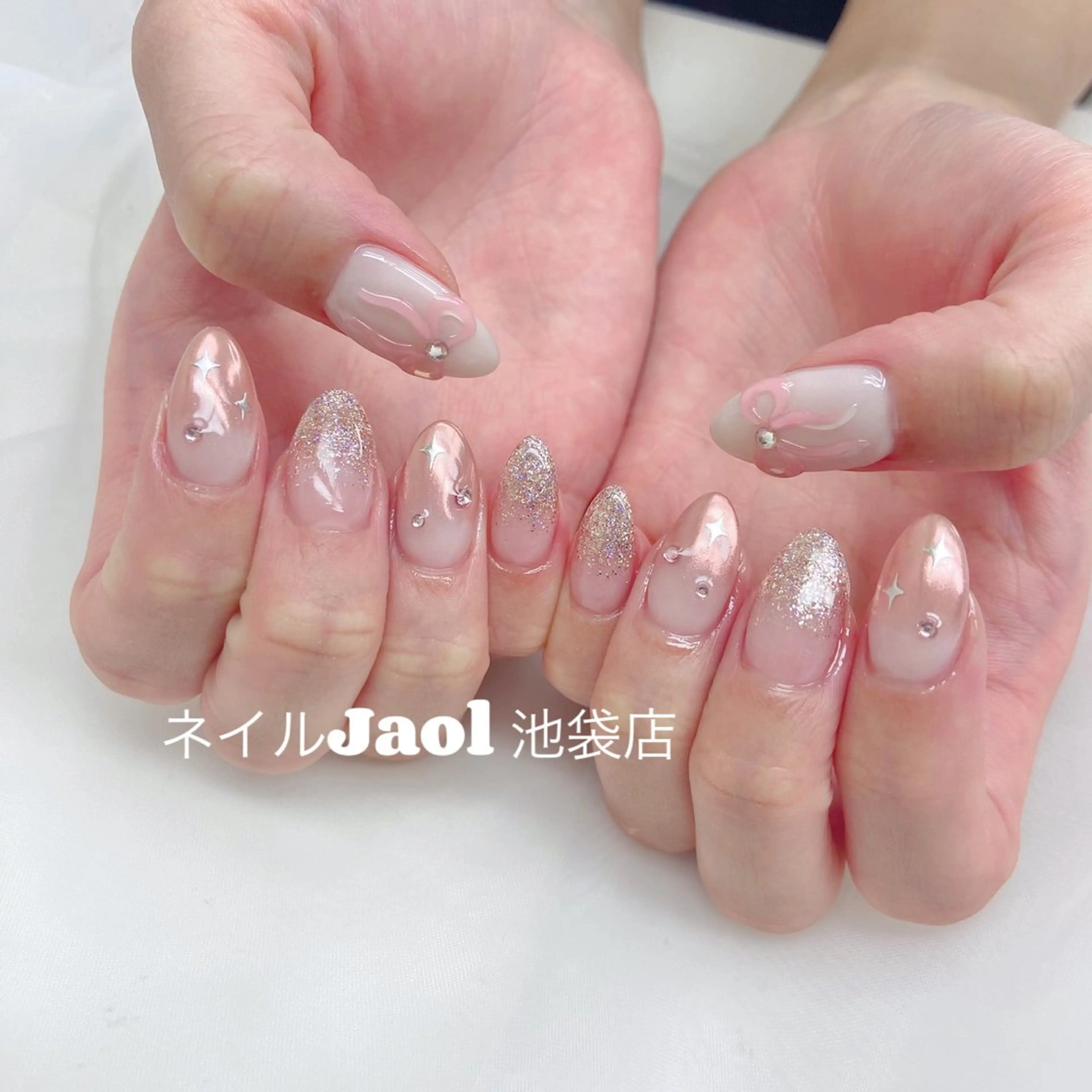 ミディアム nail jaol池袋店所属・ネイルJaol 池袋のネイルデザイン