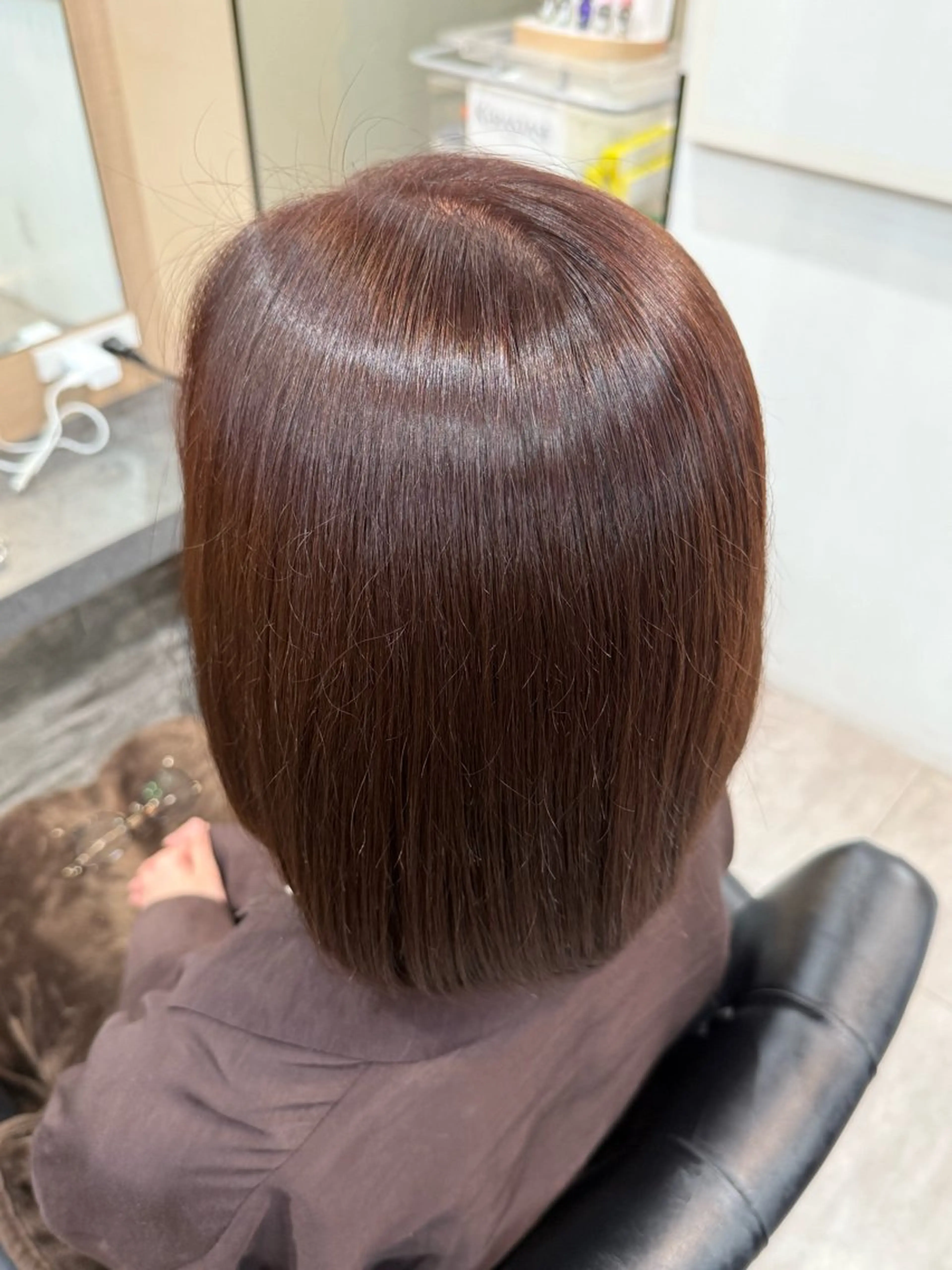 ミディアム ヘアカラー Lapis ちはなのヘアスタイル