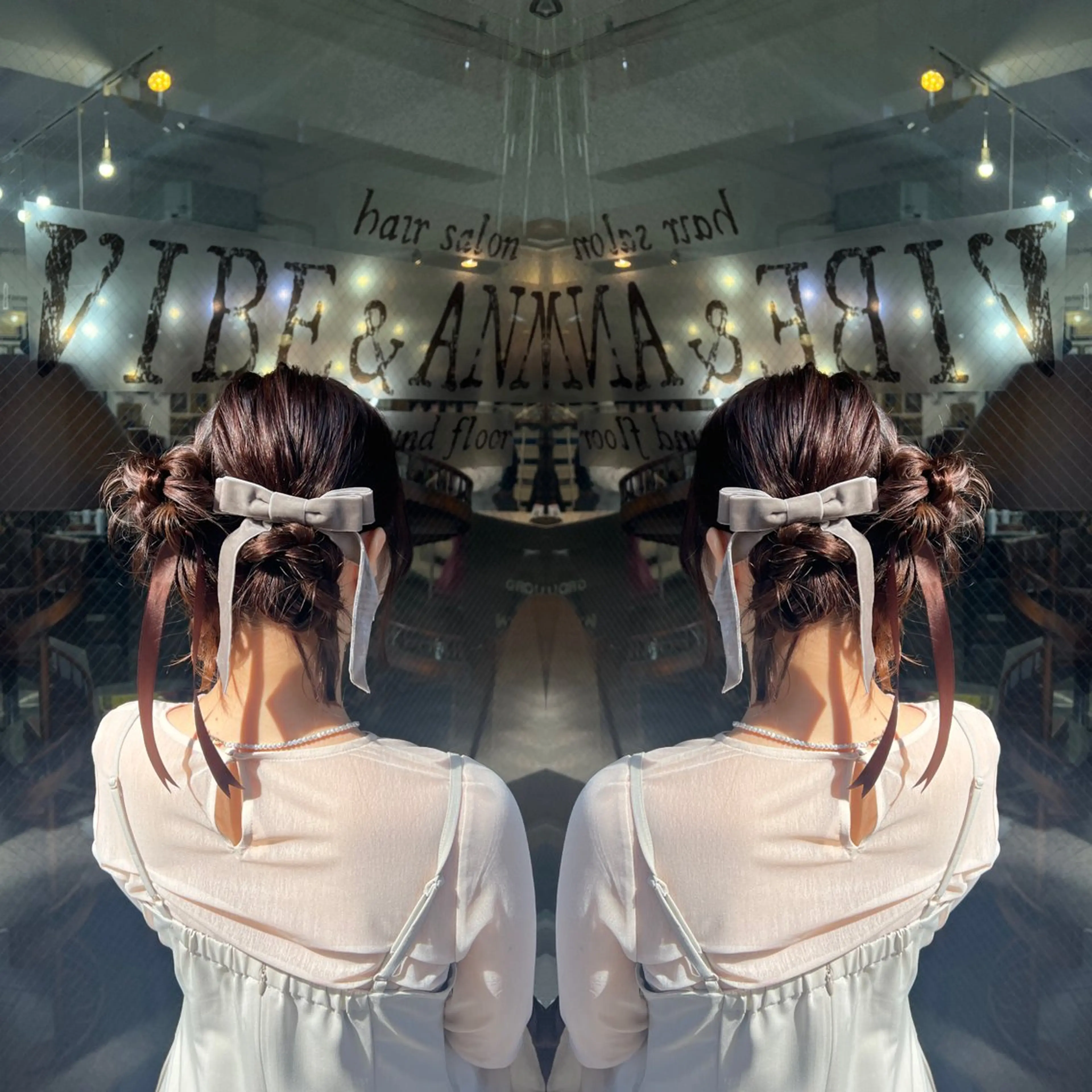 ロング ヘアアレンジ ヘアセット レイヤー/ボブ/ ミニボブ/AOIのヘアスタイル