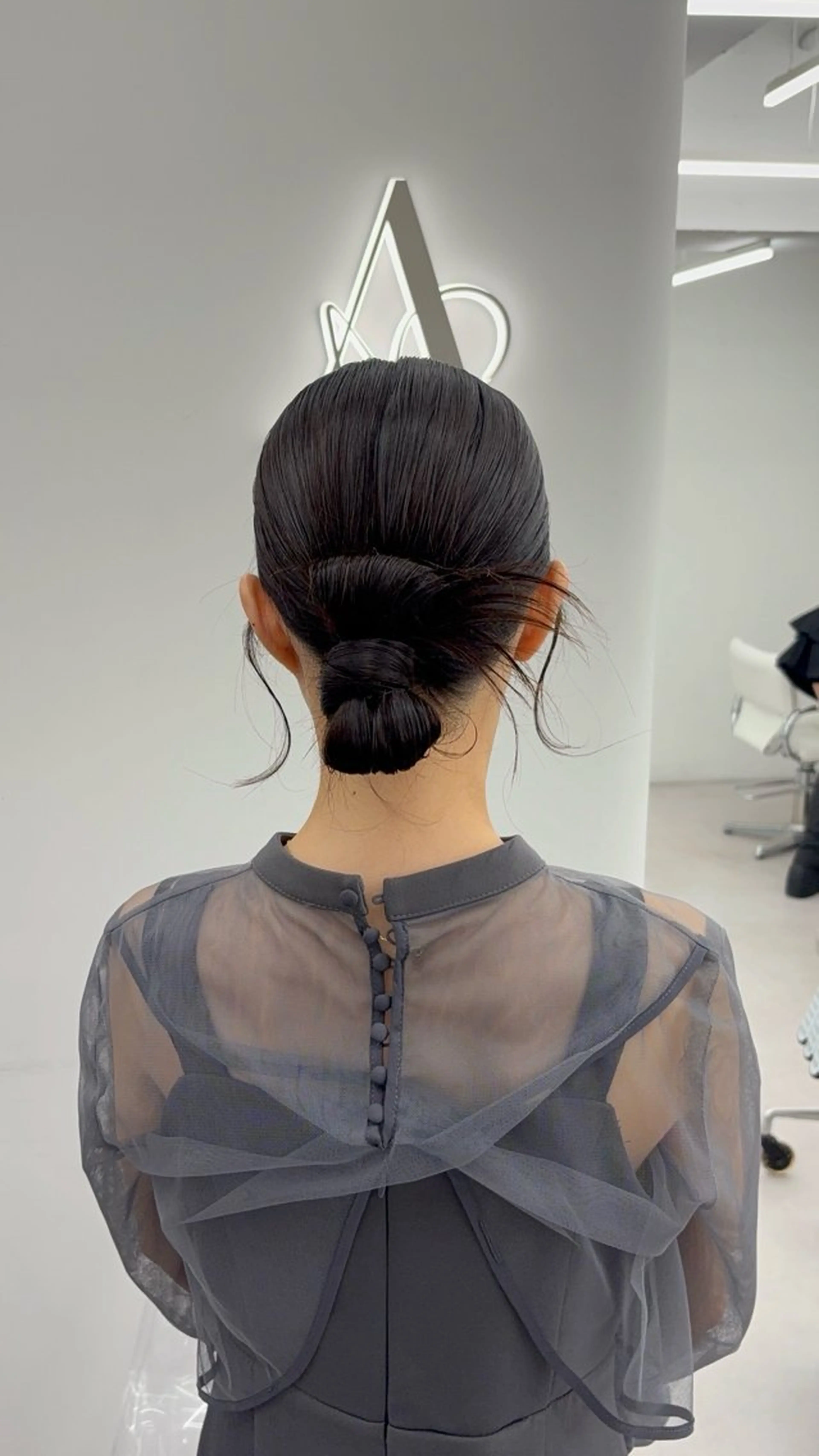 ロング ヘアアレンジ ヘアセット 韓国ヘア/レイヤー/ 顔まわり足立遥奈のヘアスタイル