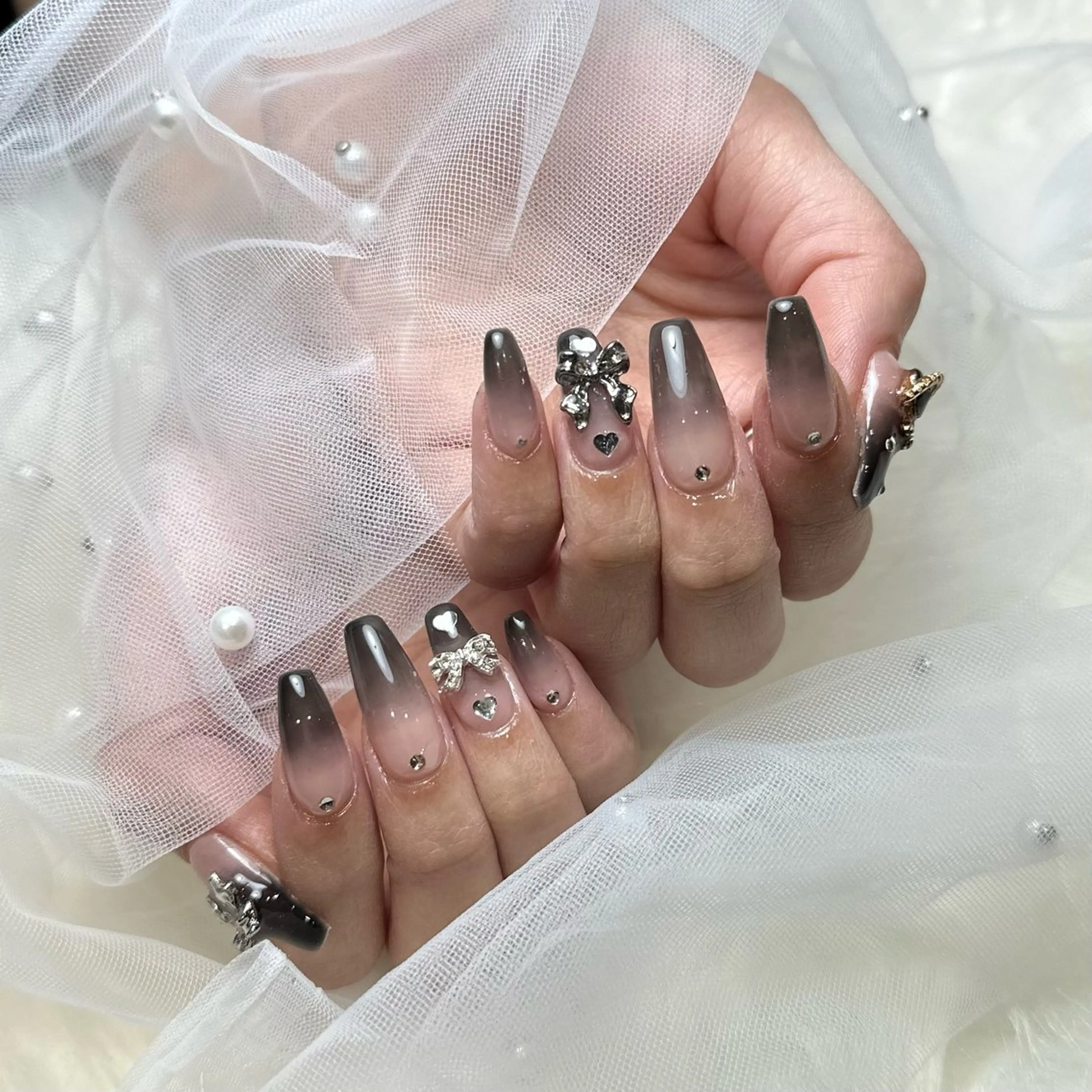 ネイル ハンドネイル She nail studio 原宿店所属・いいだえみ ୨୧ᵕ̤ᴗᵕ̤)のネイルデザイン