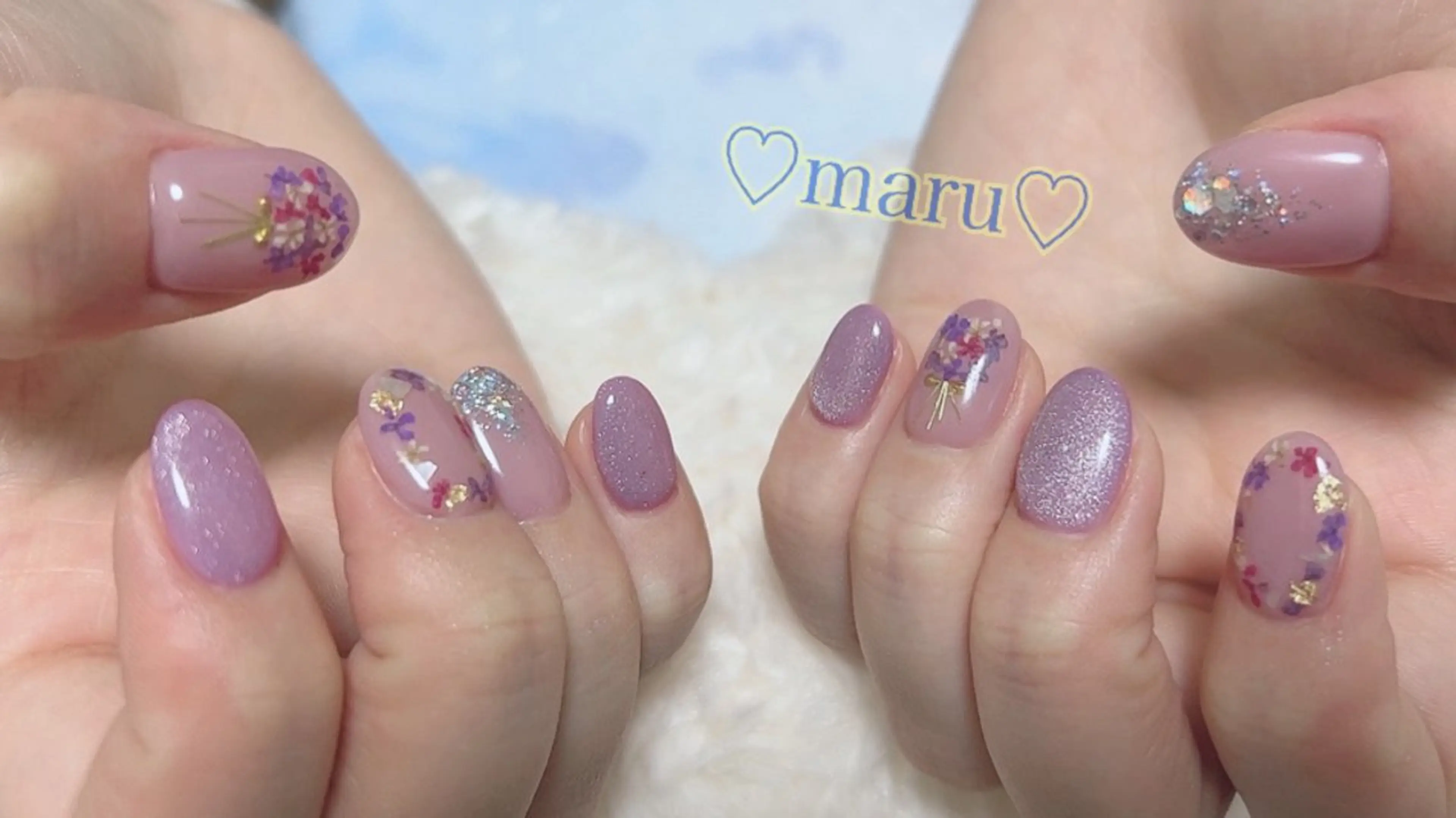 ネイル ハンドネイル フットネイル まるみ ♡のネイルデザイン