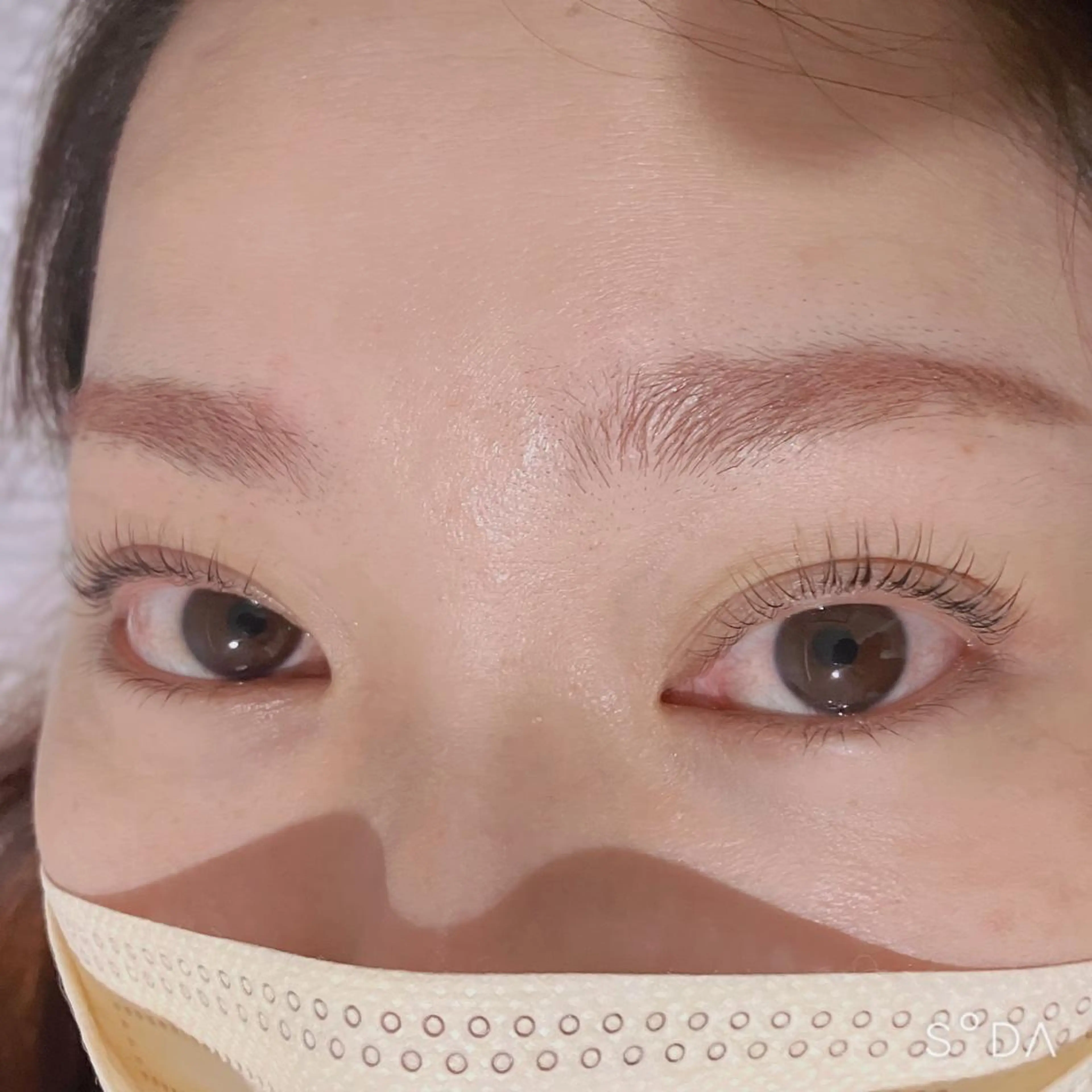 マツエク・マツパ 一重×まつ毛パーマ フジ ワラの眉毛・アイブロウイメージ