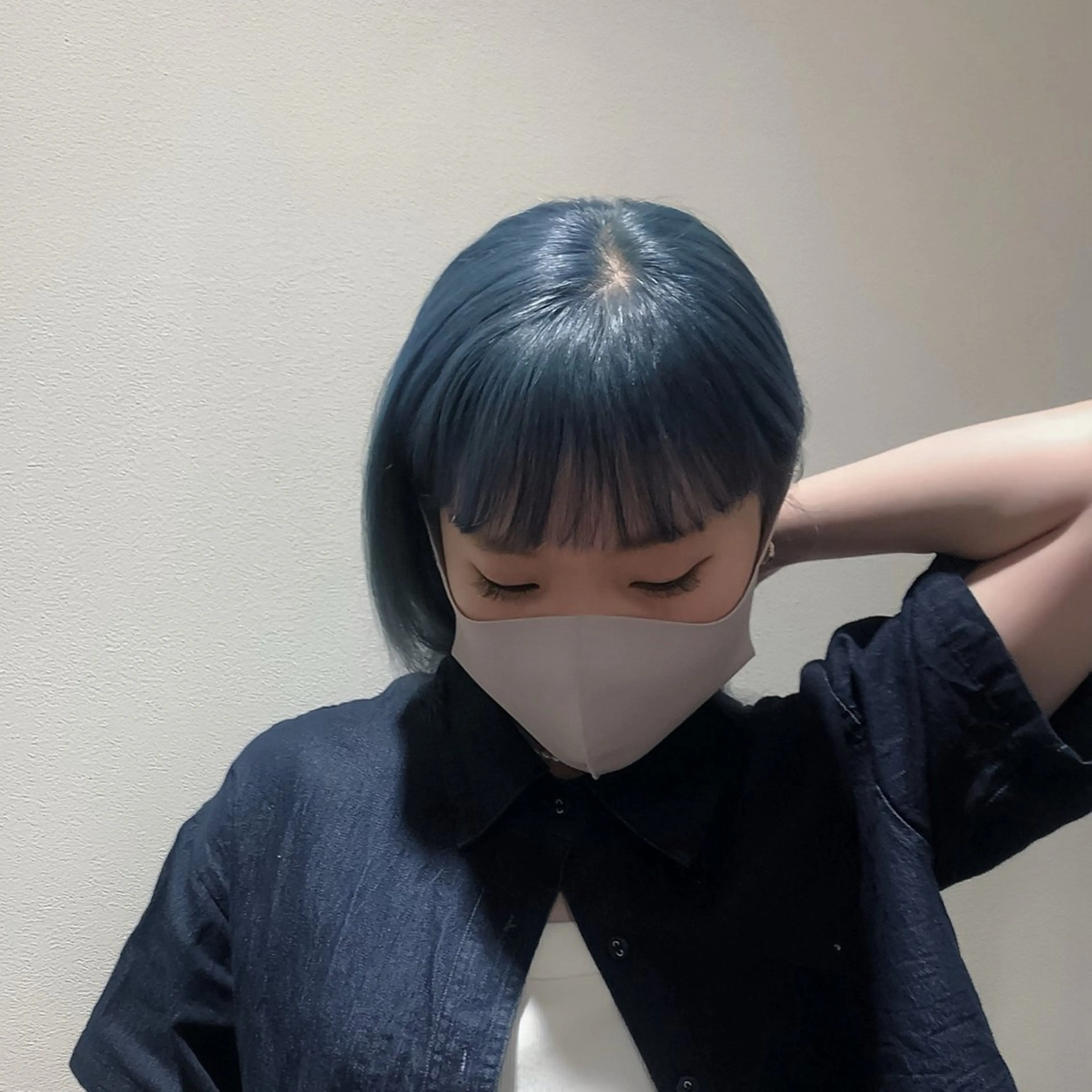 ミディアム ヘアカラー 杉山 亜未のヘアスタイル