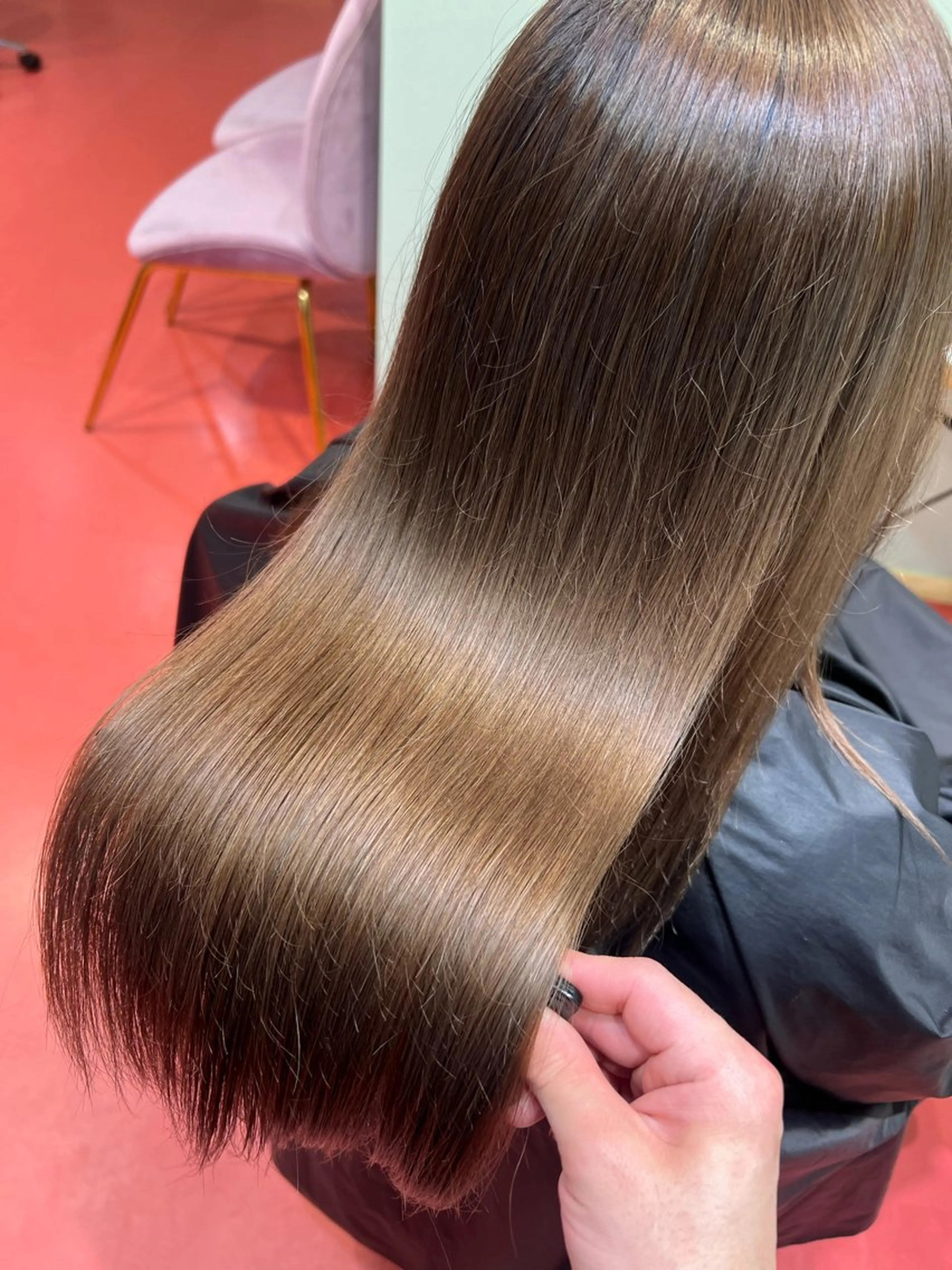ロング ヘアカラー トリートメント 広島紙屋町 ショートヘア河内蓮のヘアスタイル
