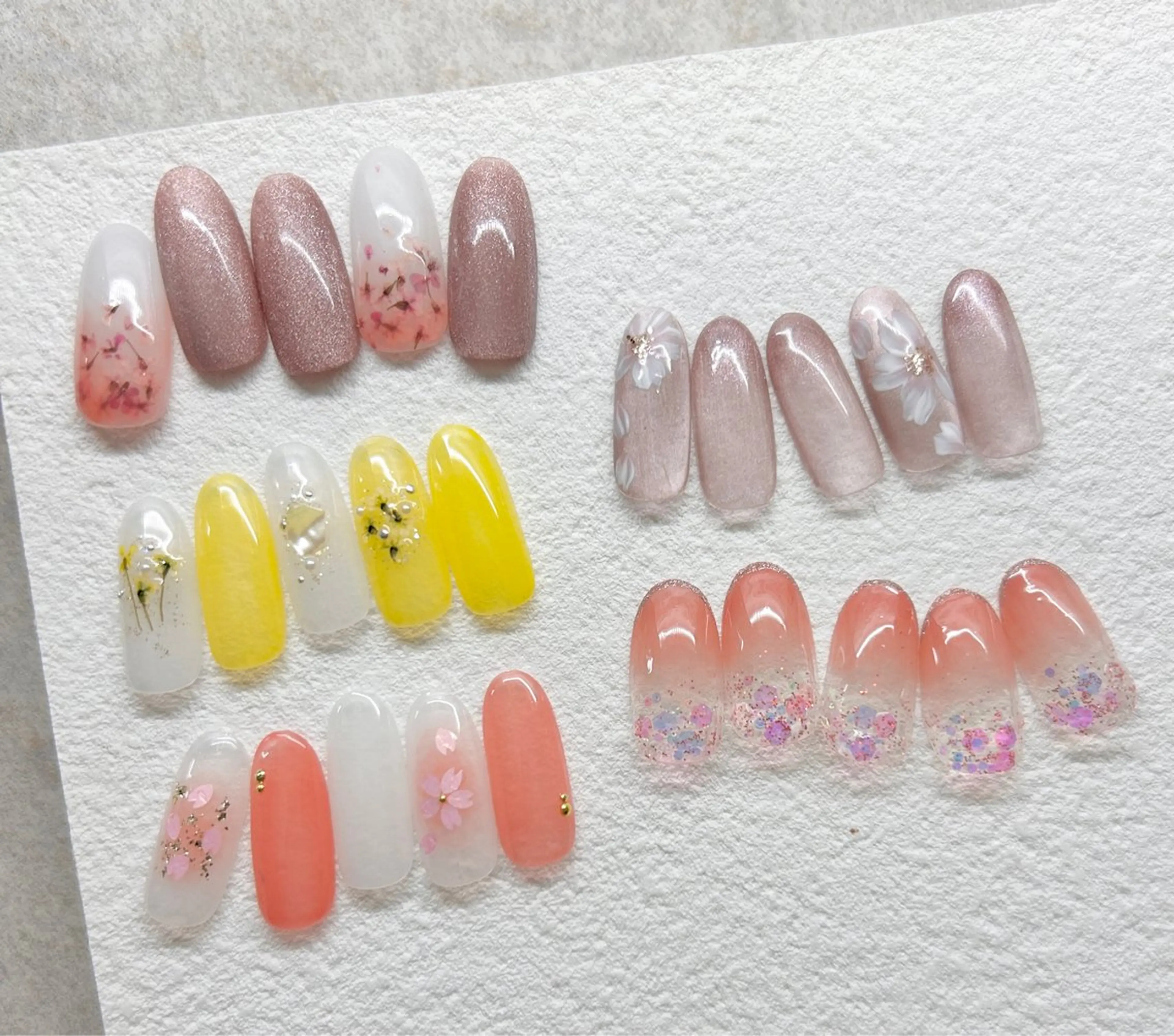 ネイル 長さ出し 持ち込み 春ネイル N.style所属・Ｎ. styleのネイルデザイン