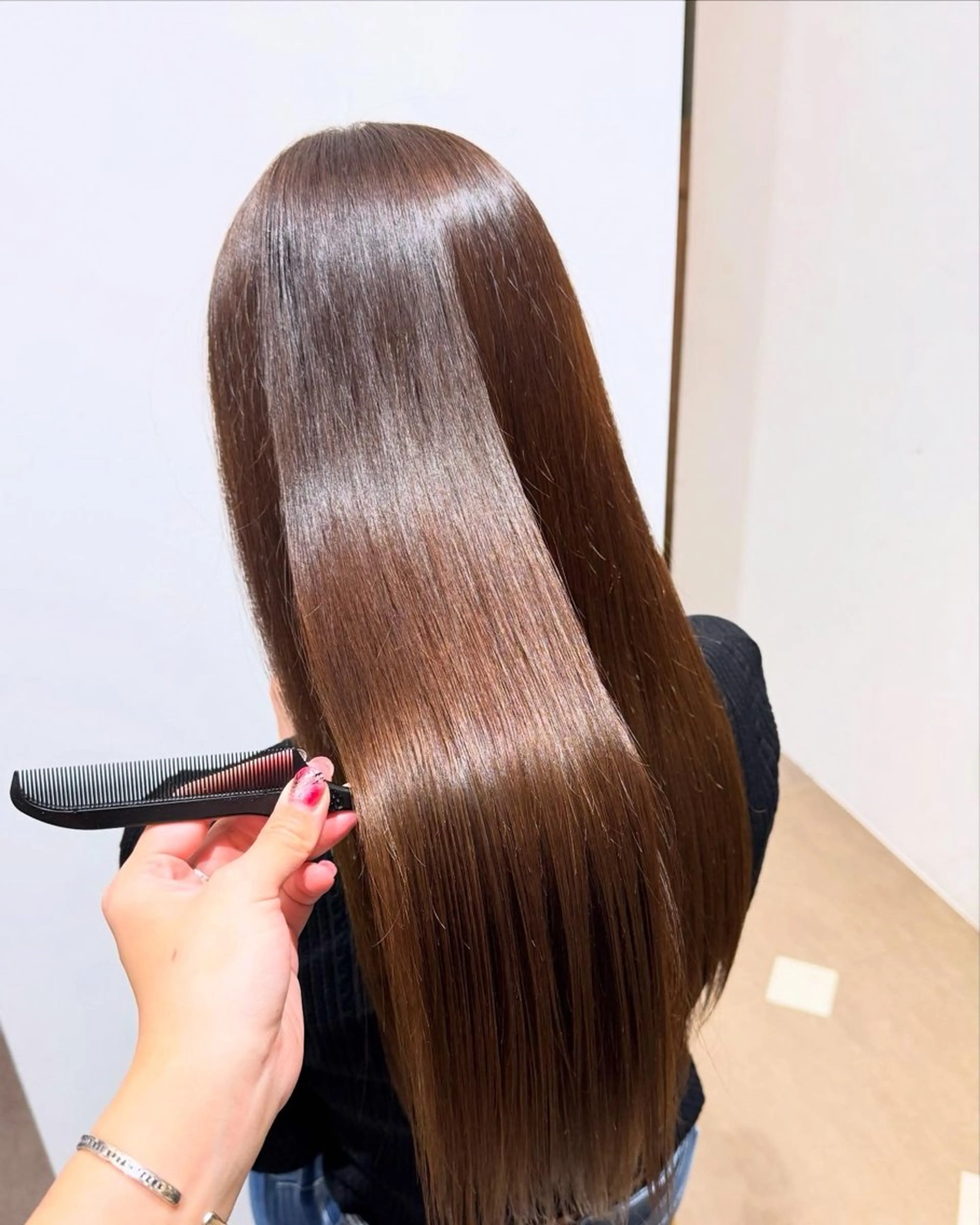 ロング ヘアカラー トリートメント echelle所属・るな/echelle 【カットモデル募集】のヘアスタイル