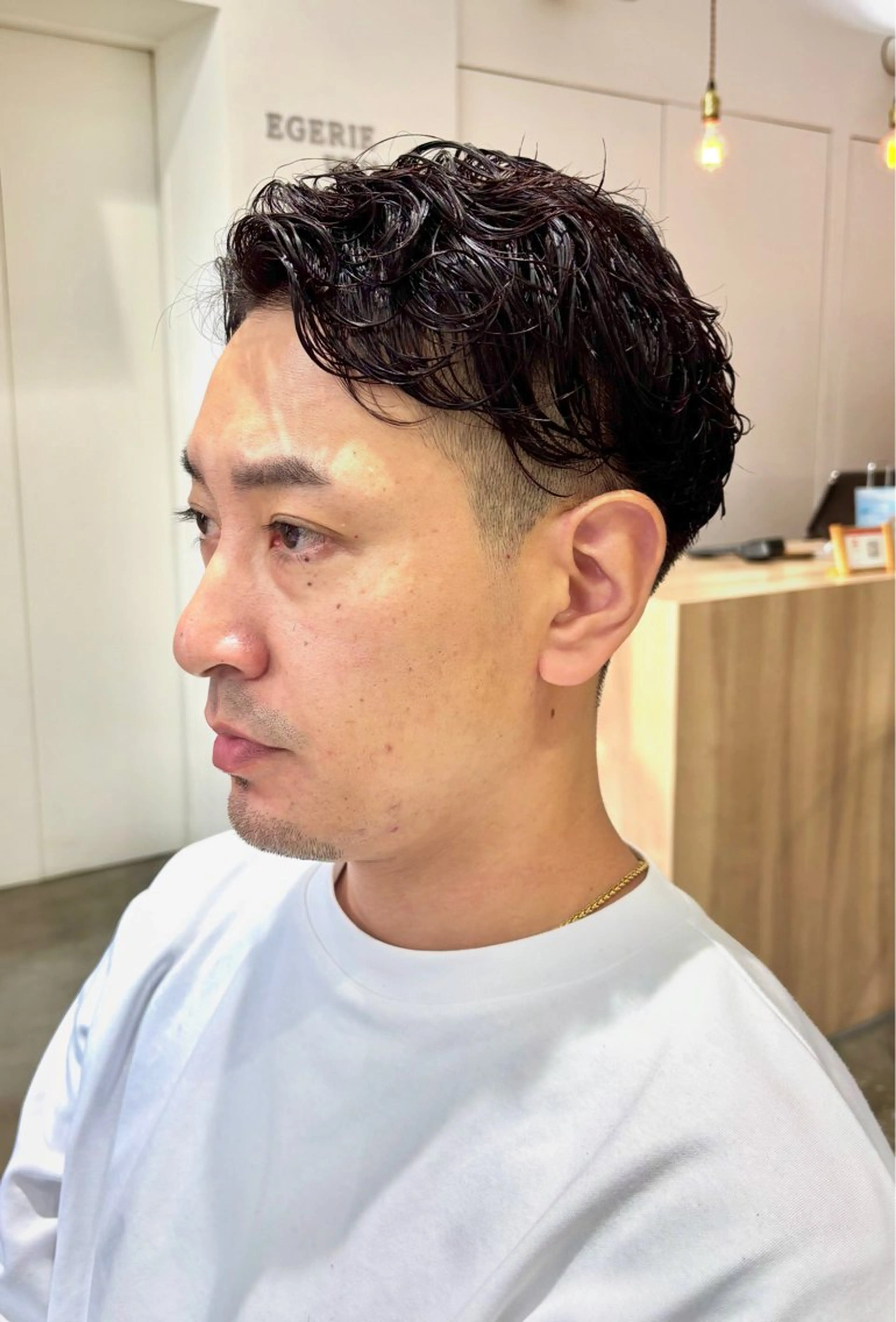 人気No.2❗️❗️🌀セット楽ちん😎men'sカット&パーマ🌀の写真