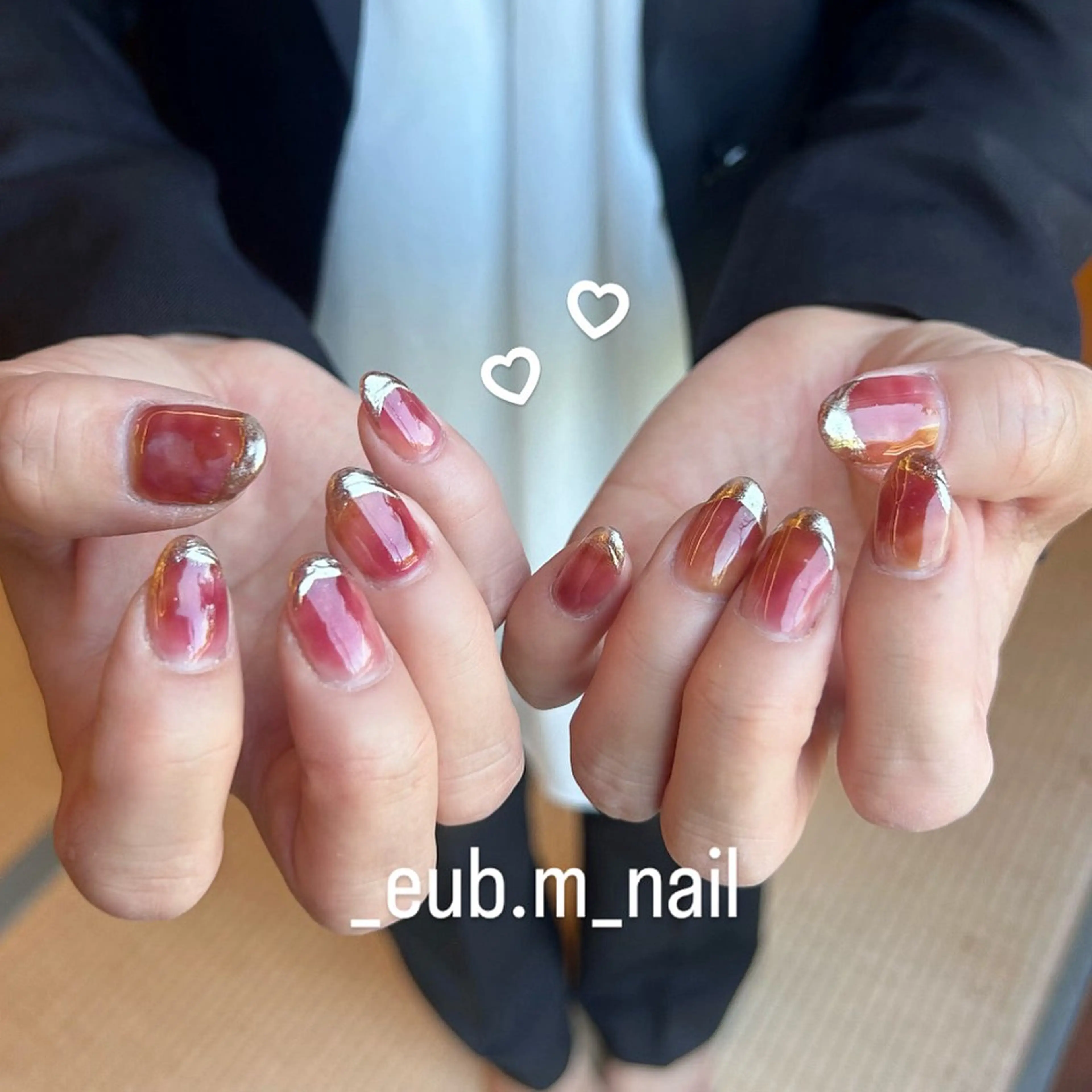 ネイル ピンク 深夜ネイルサロン eub.m_nailのネイルデザイン
