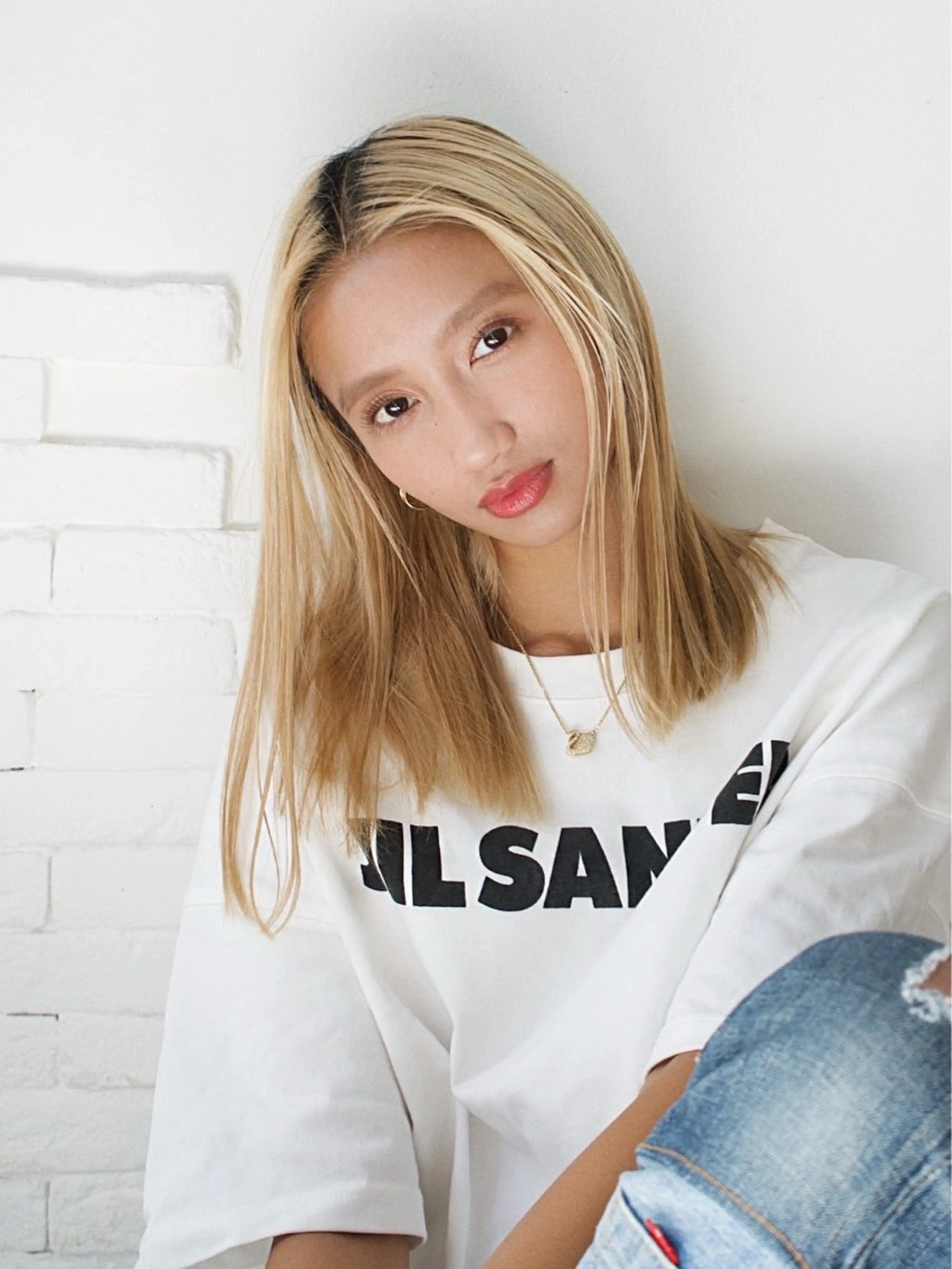 ロング カラー teddy（テディ）所属・村瀬 茜のヘアスタイル