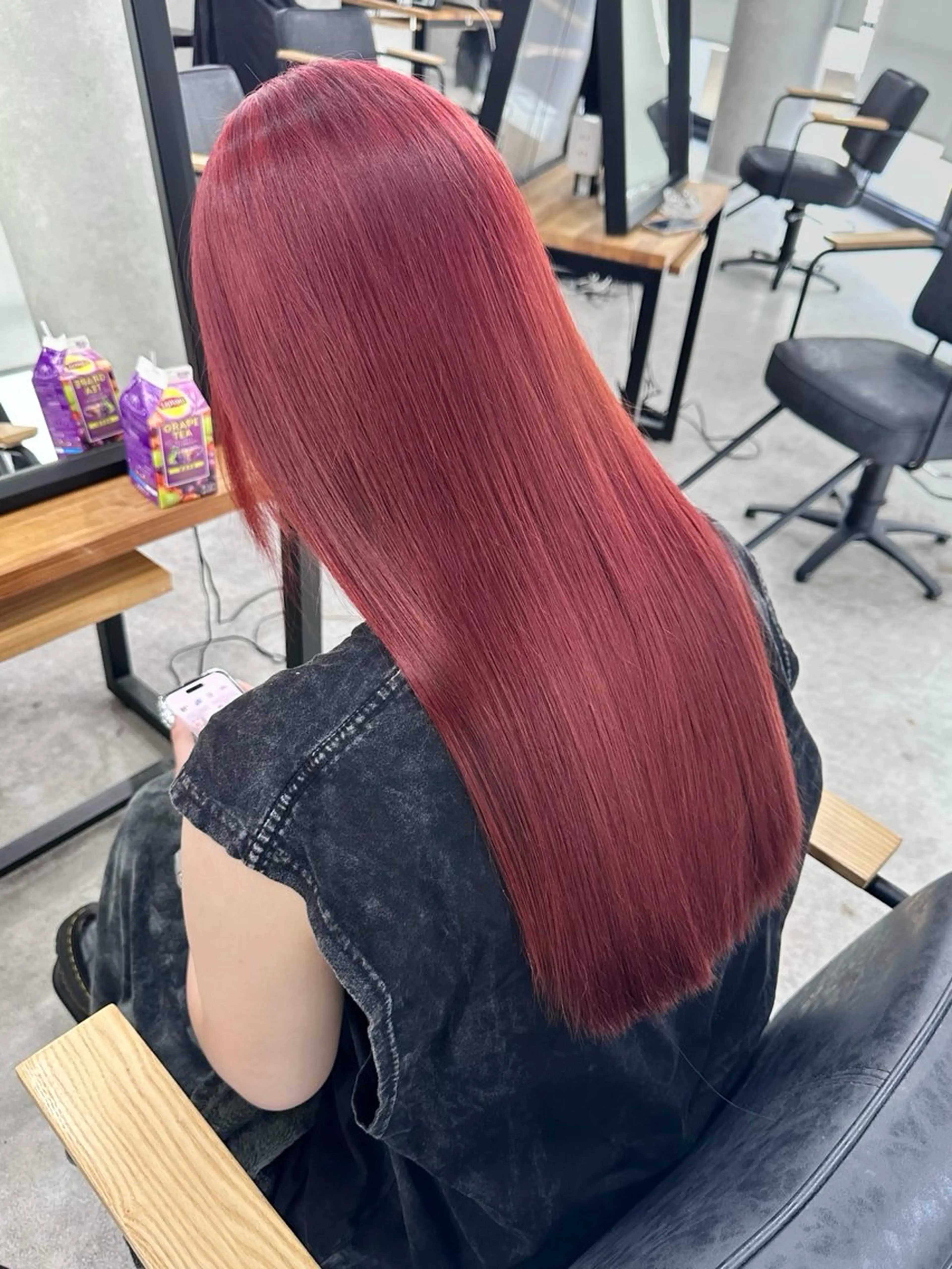 ロング カラー 縮毛矯正 艶カラー/髪質改善 /亞聖✂︎のヘアスタイル