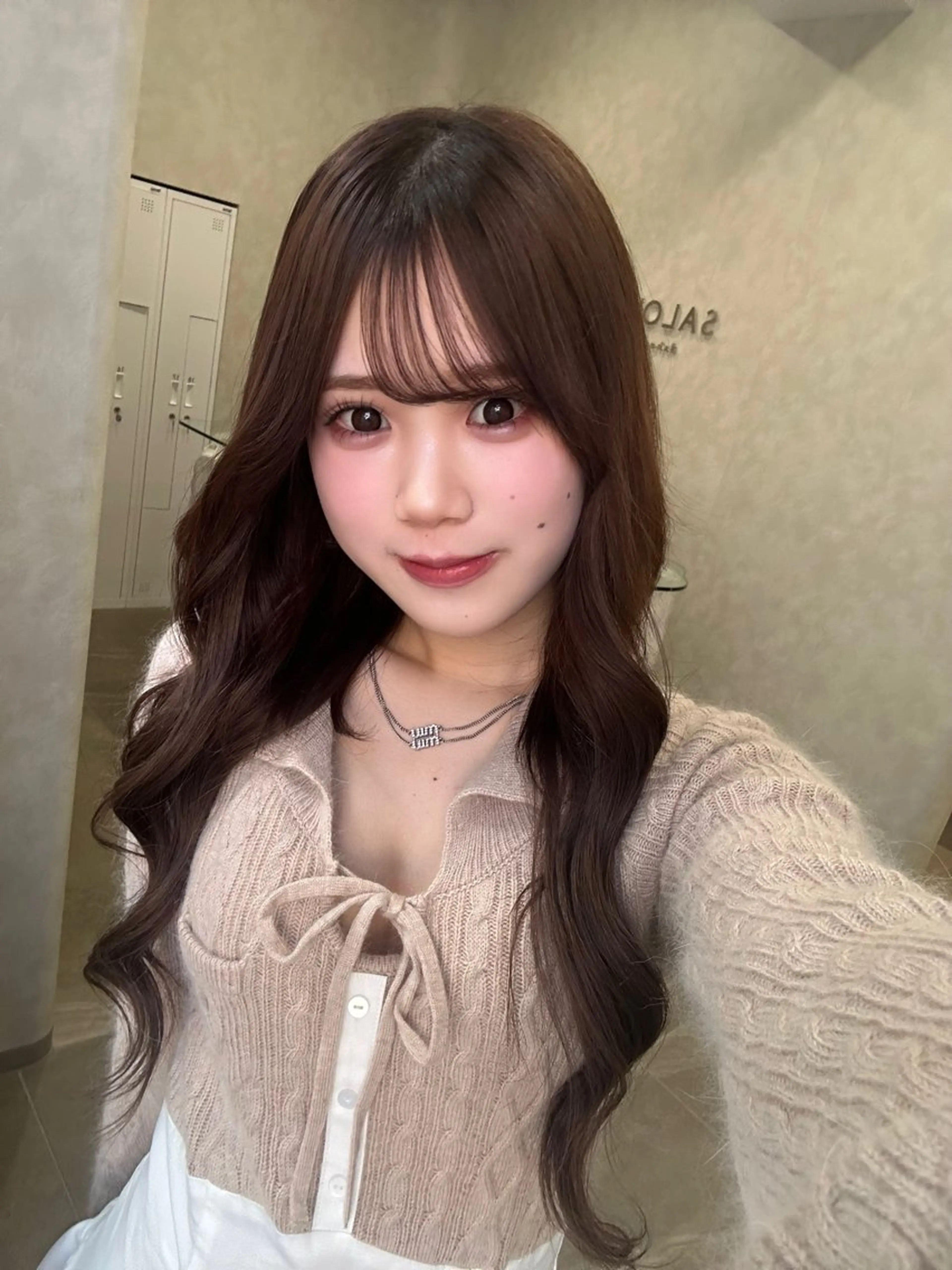 ロング カット ヘアカラー トリートメント SALOWIN原宿AROA店所属・顔まわり神カット✂︎ 齋藤雄大【原宿】のヘアスタイル