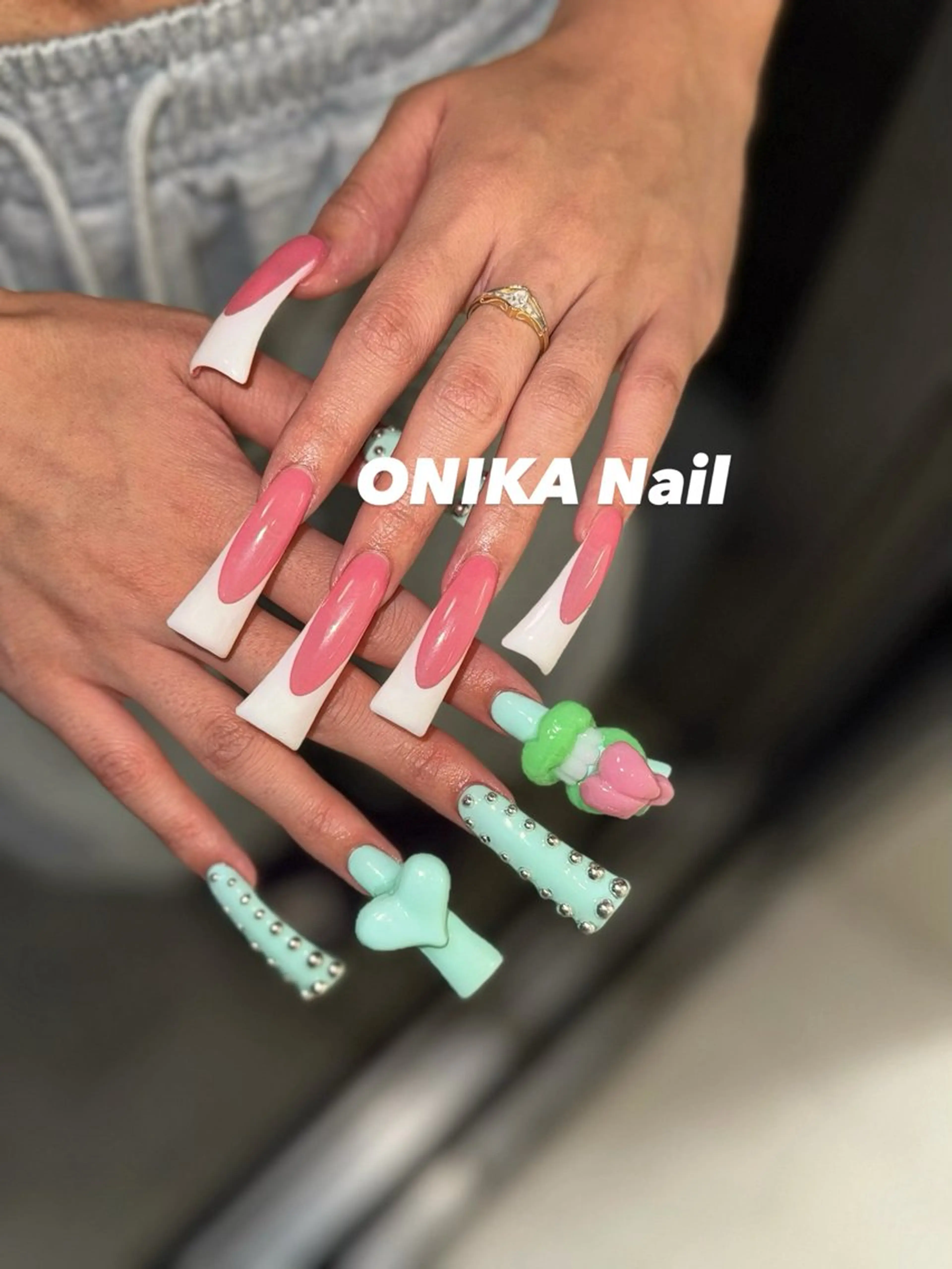 ネイル ハンドネイル ハンドケア ONIKA Nail 青山通り店所属・ONIKA Nail 表参道A4🦋2分のネイルデザイン