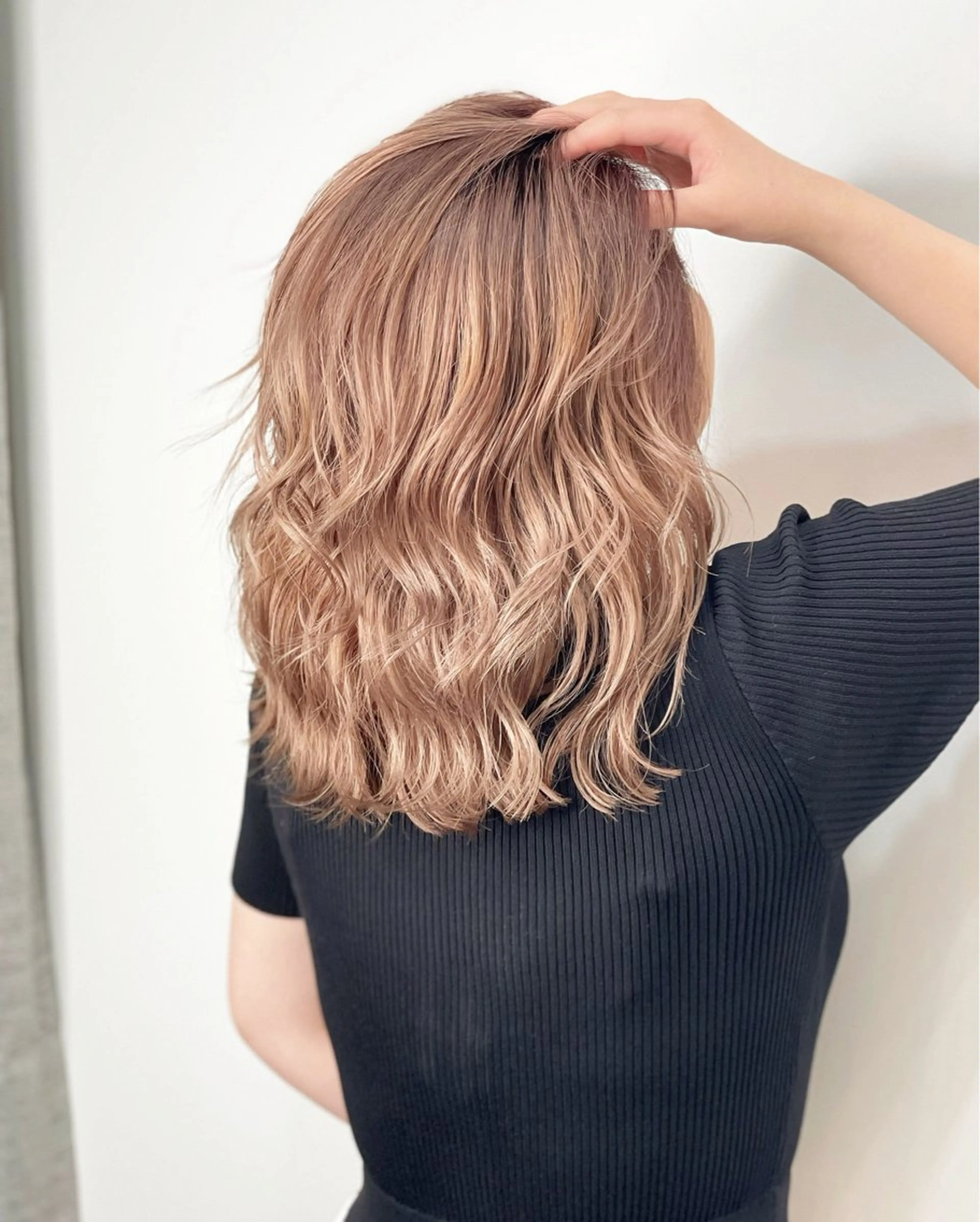 ミディアム カラー 🔗透明感カラー🔗 エクステ✂️はるちかのヘアスタイル
