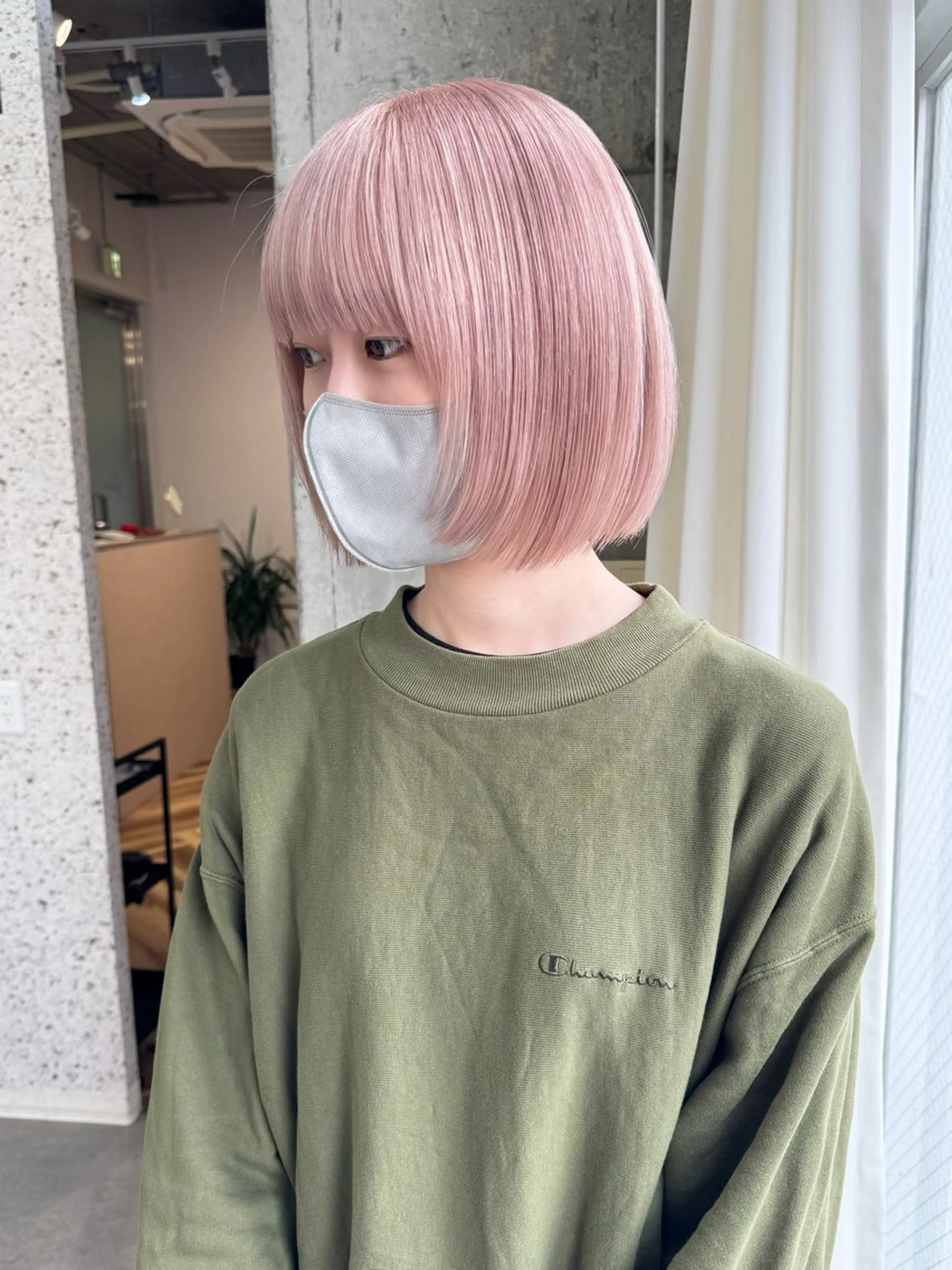 ミディアム カラー ヘアアレンジ ミディアムパーマ ブリーチ ケアブリーチ ダブルカラー ハイライトカラー ヘアカラー lani 天神大名/ブリーチのヘアスタイル
