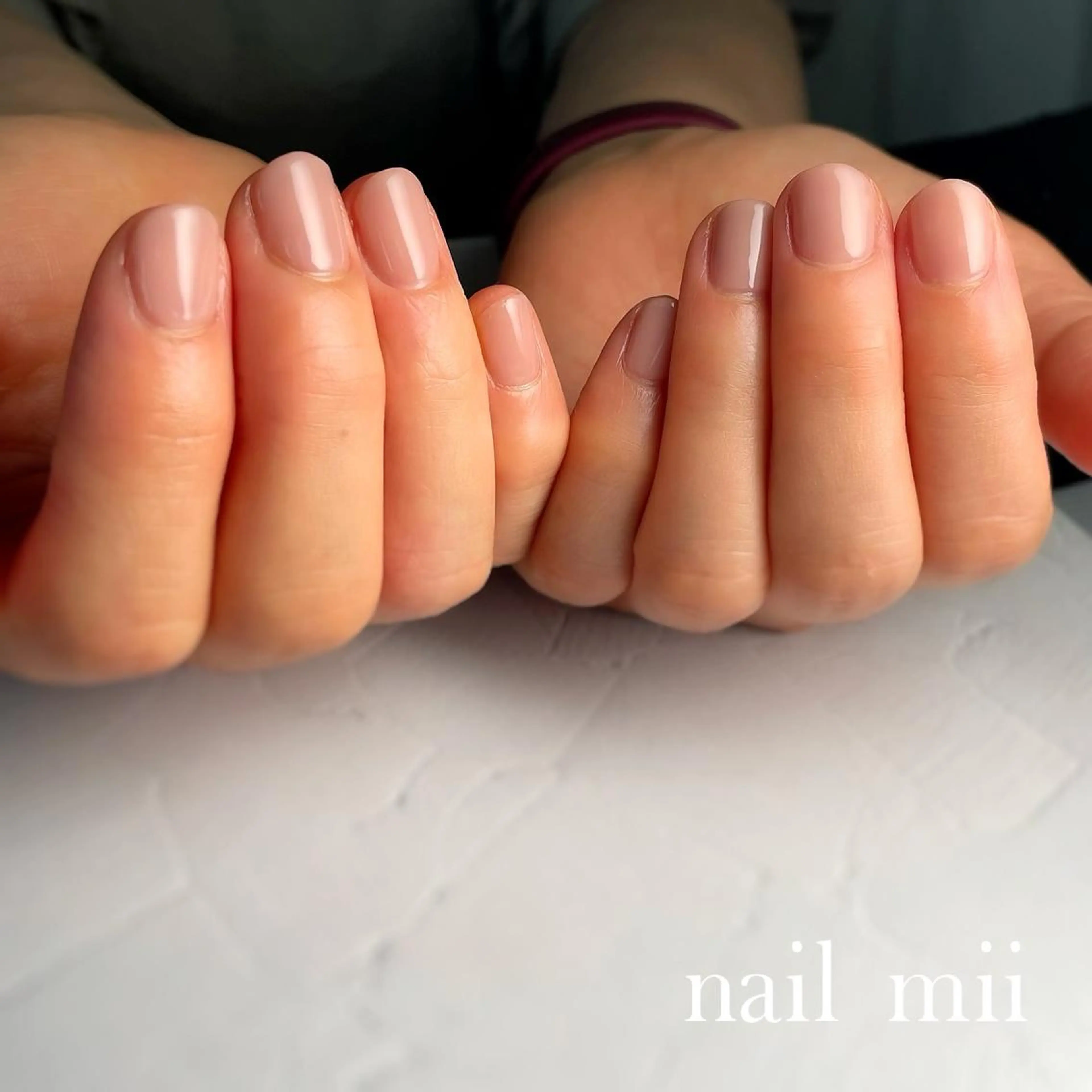 ネイル ワンカラーネイル nail mii HIROMIのネイルデザイン