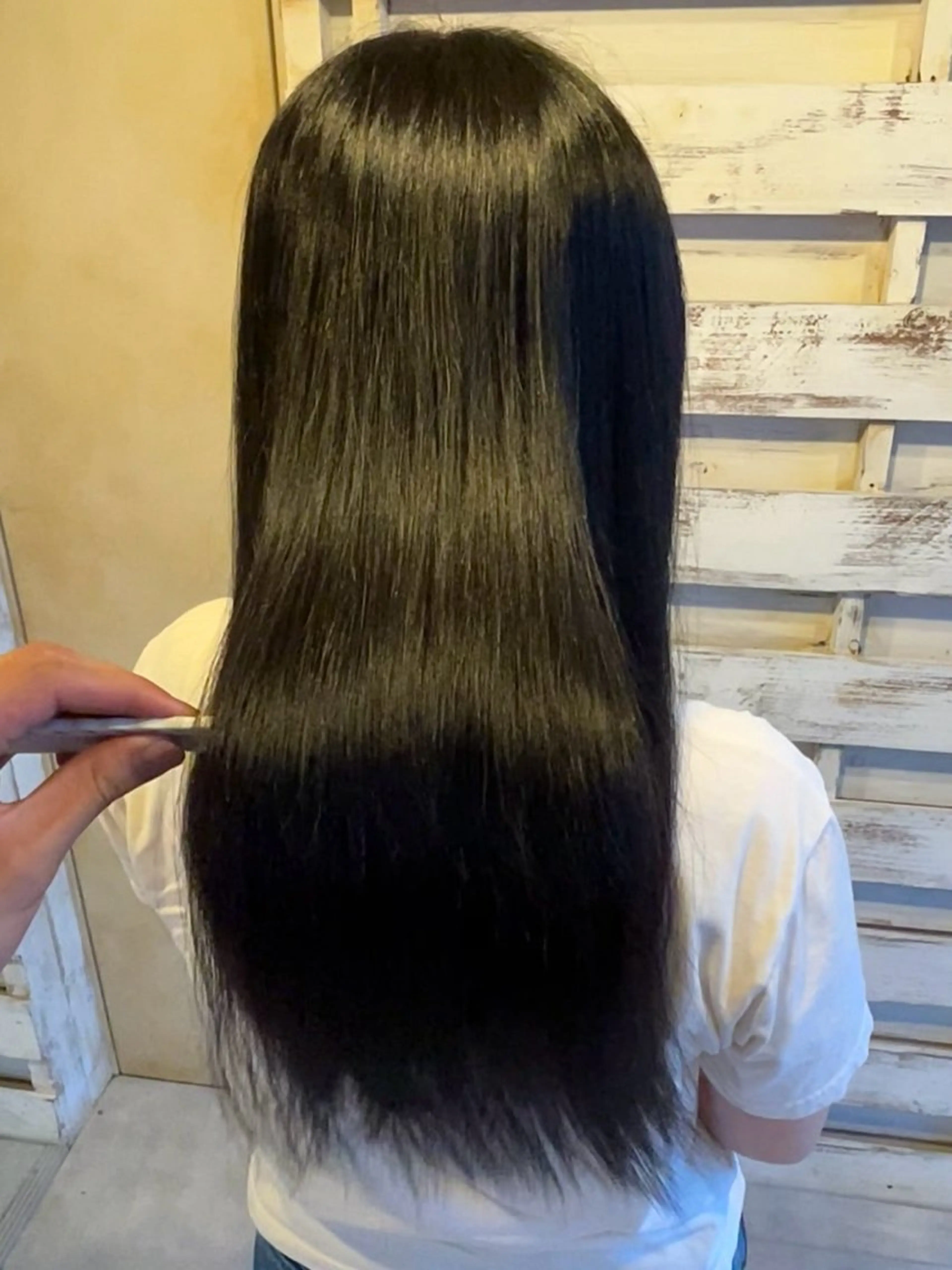 【treatment】整えカット＋酸熱髪質改善トリートメントの写真