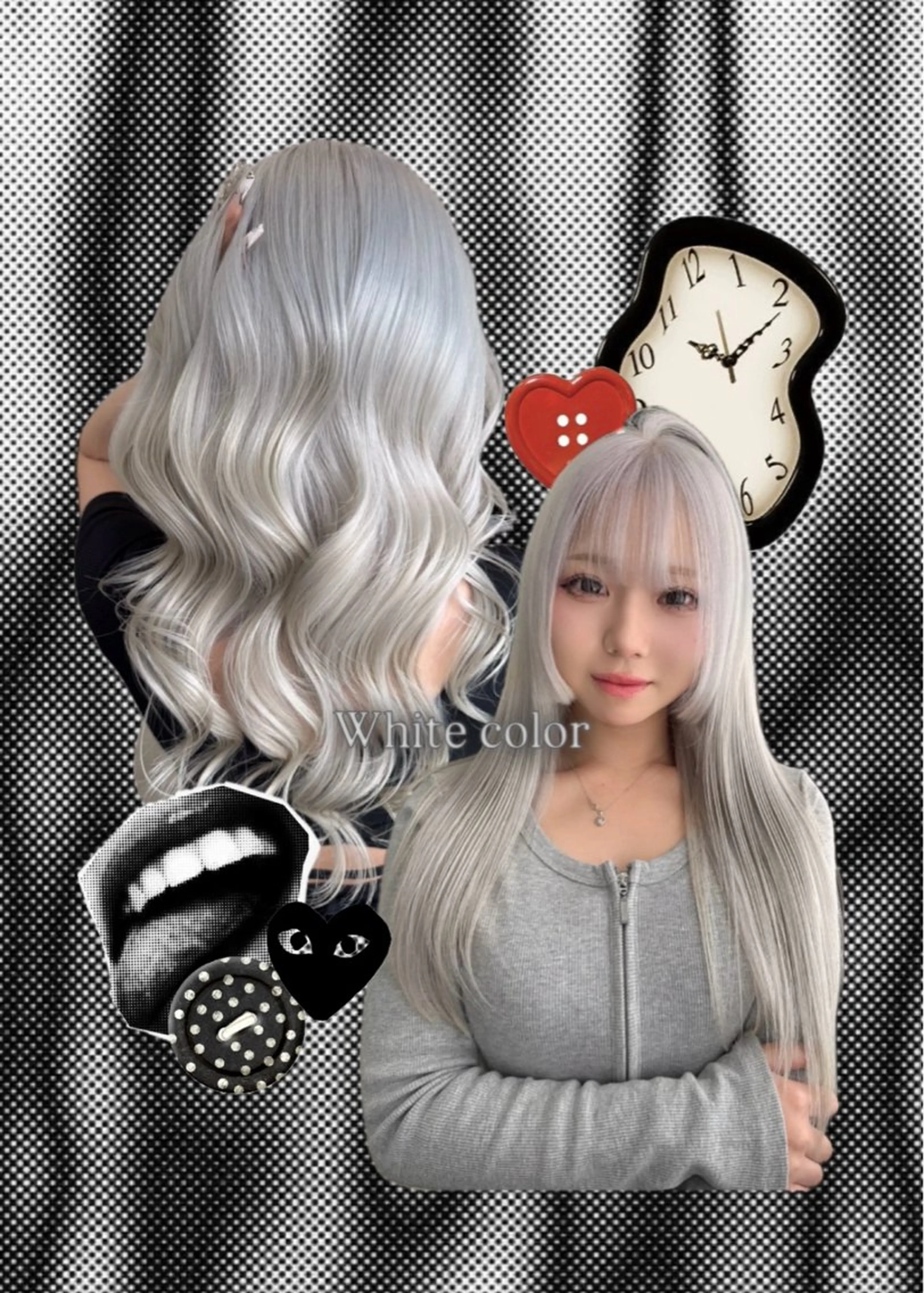 ロング ヘアカラー 八代 珠羽のヘアスタイル