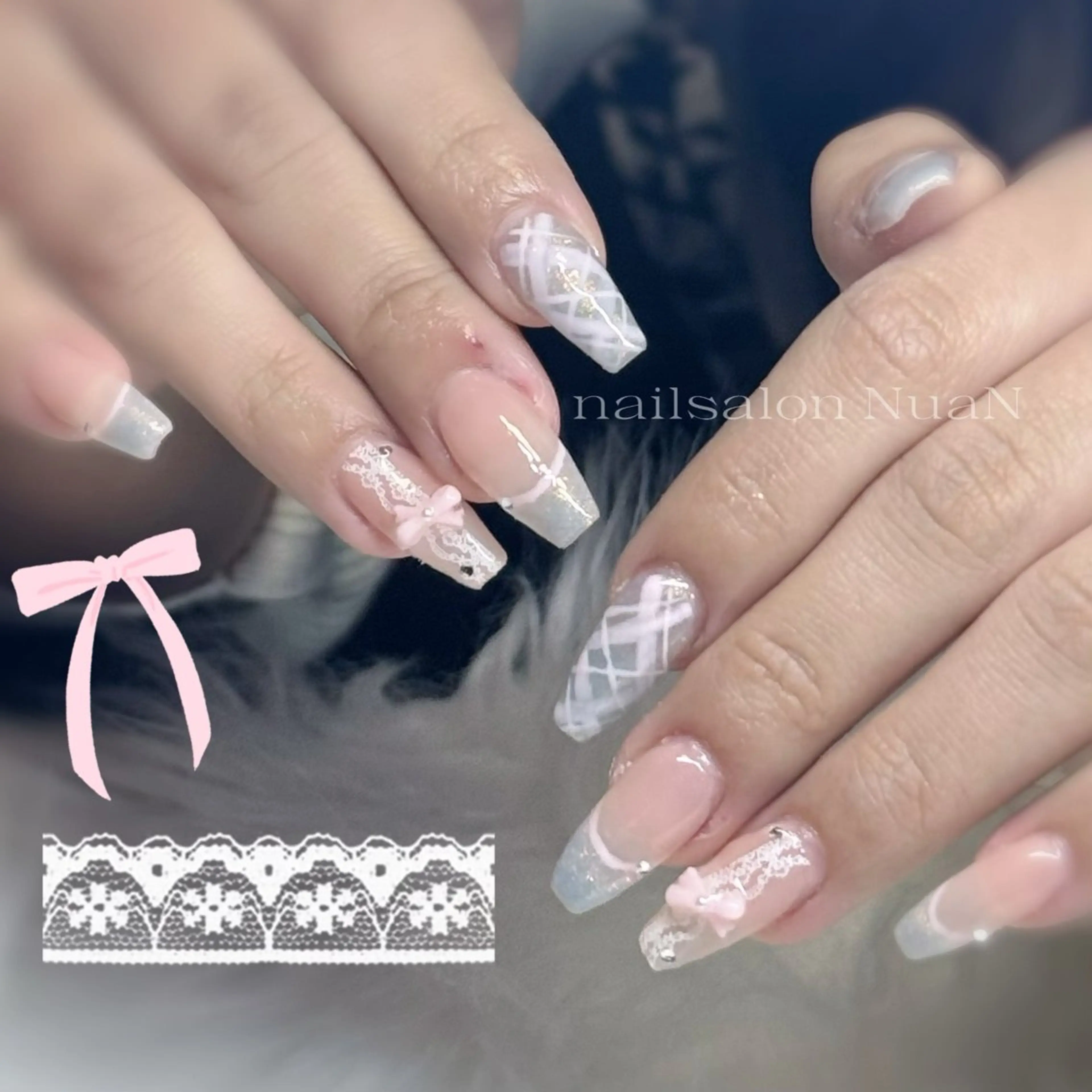 ネイル ハンドネイル NuaN 名城線黒川駅徒歩3分のネイルデザイン