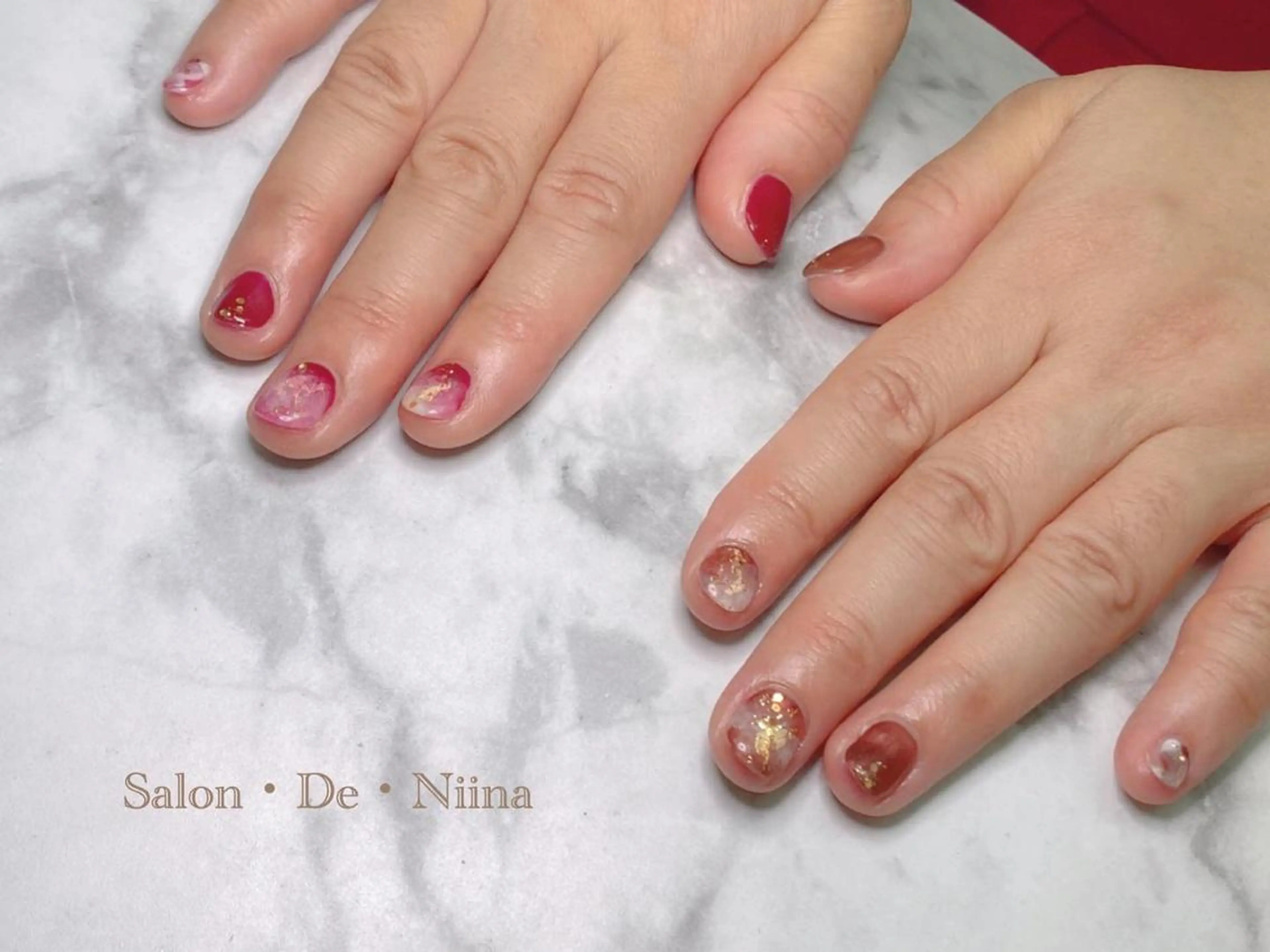 ネイル ショートネイル Salon•de•Niina所属・ボディビルダーSal on.DeNiinaのネイルデザイン