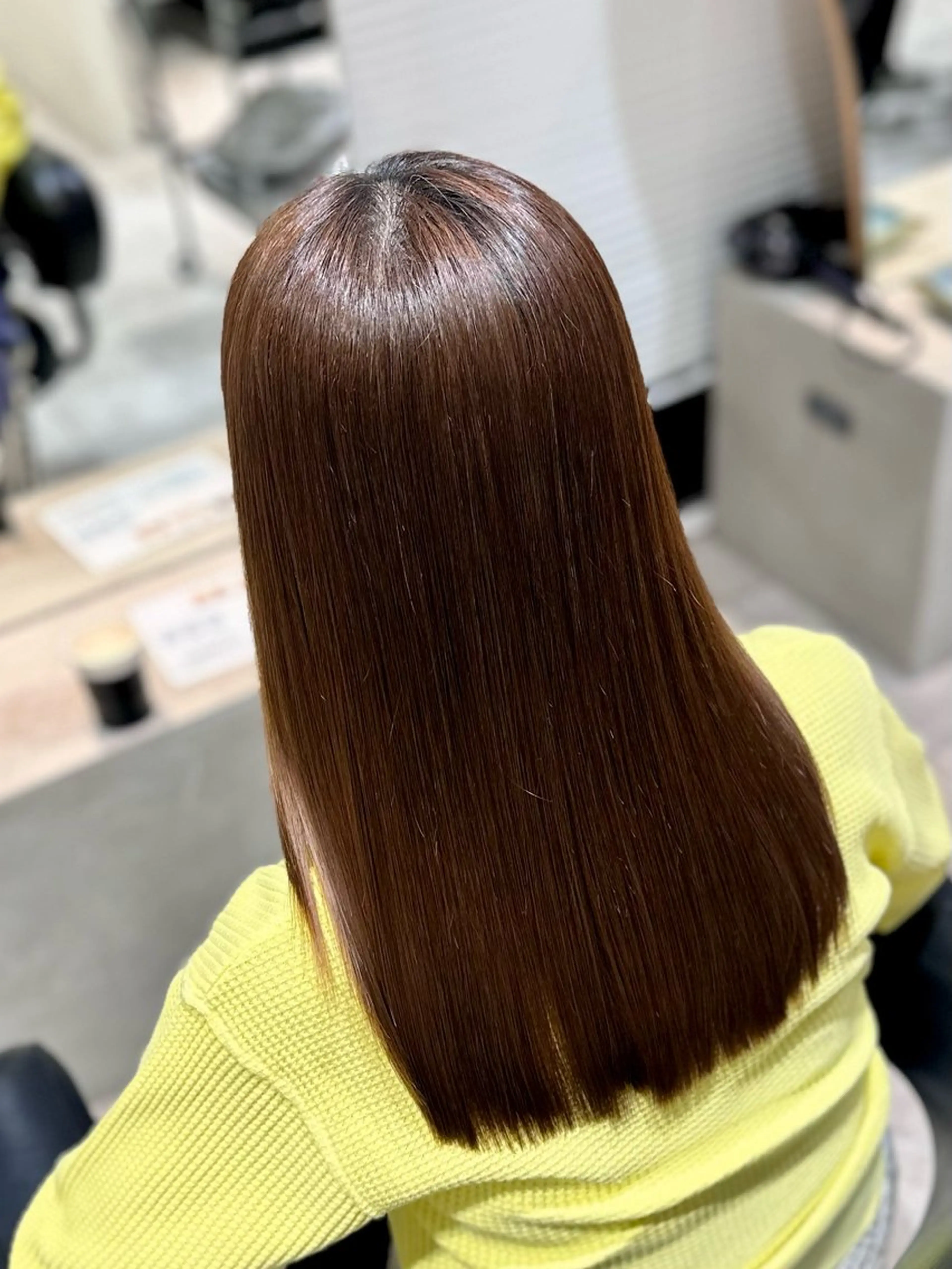 セミロング パーマ 縮毛矯正 トリートメント 艶髪🫧美髪特化 関口太郎のヘアスタイル
