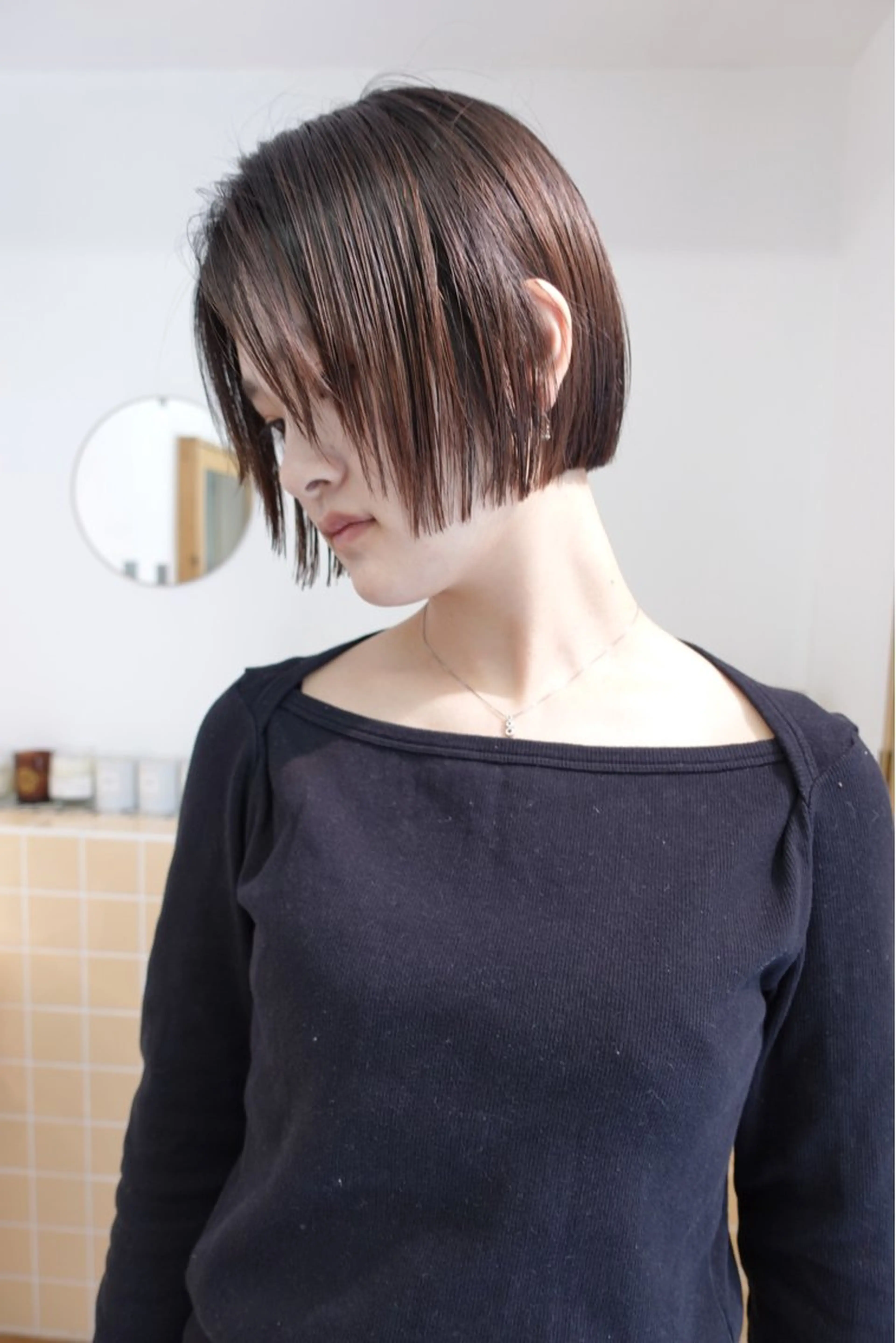 ショート カット sakura🌸 レイヤー/nelkeのヘアスタイル