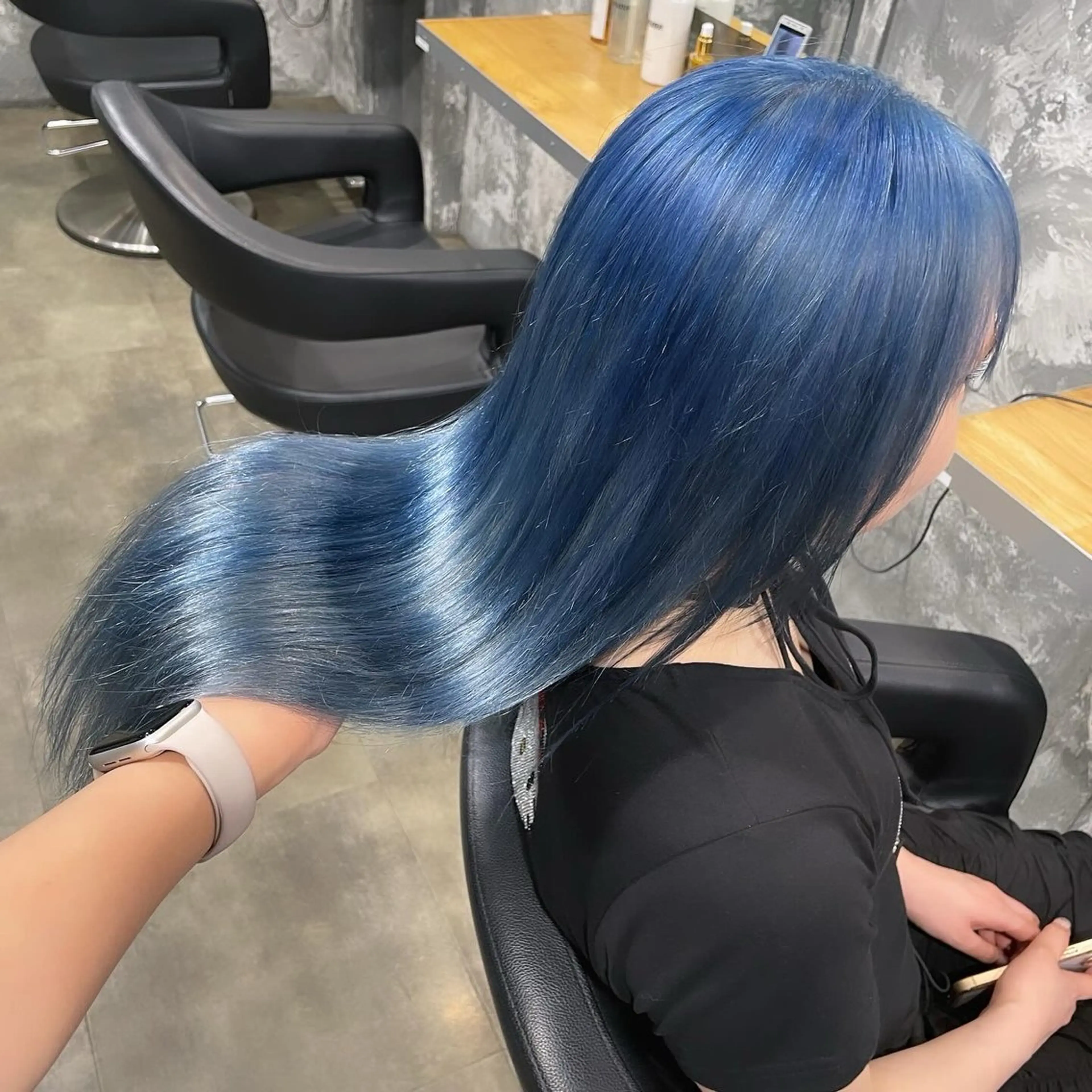 ロング カラー ヘアカラー ハイトーンブロンド 横浜💞ミオのヘアスタイル