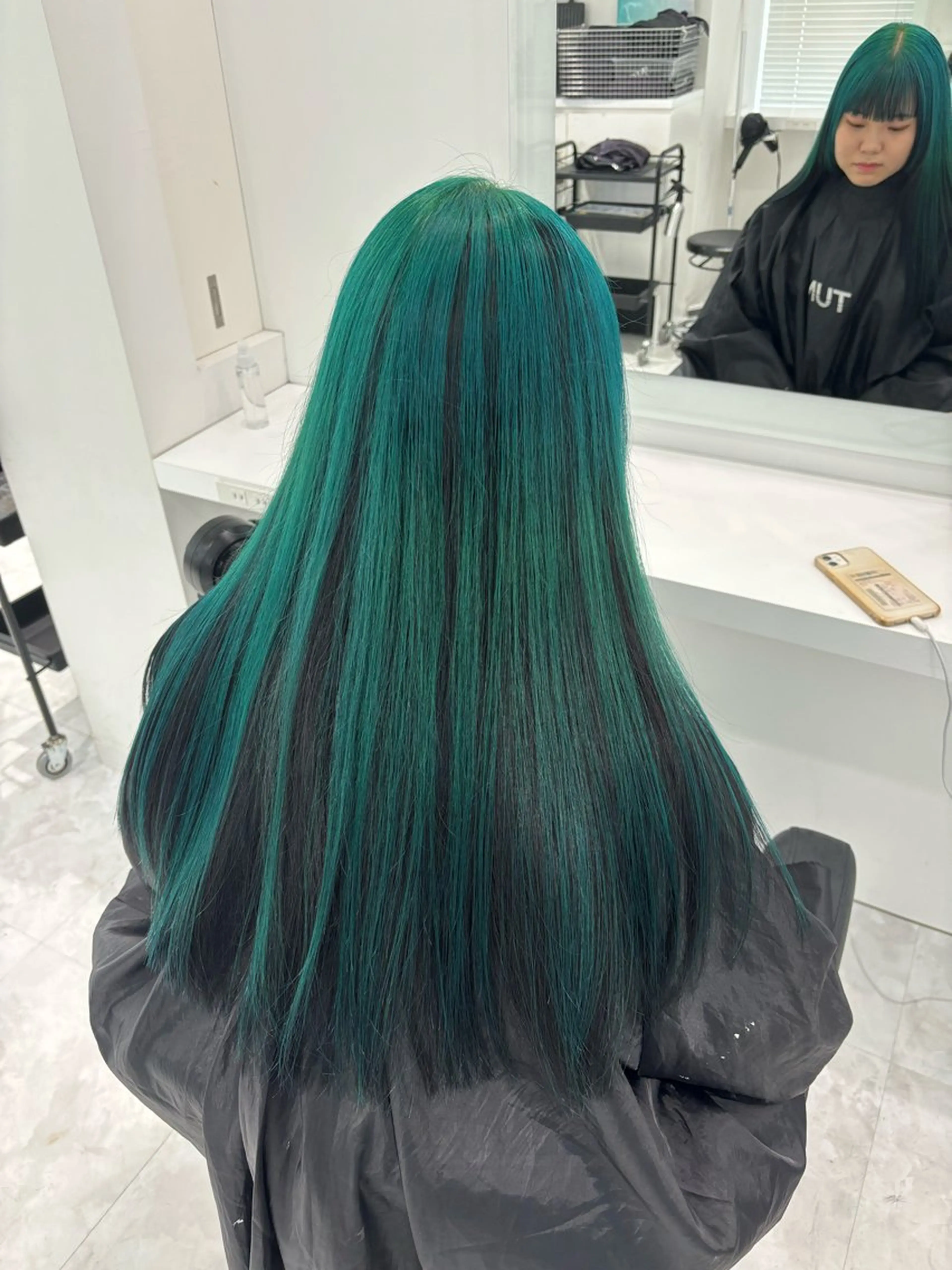 ロング ヘアカラー トリートメント ヘッドスパ ヘアセット 都内1優しい🤍透明 感カラー🤍サツキのヘアスタイル