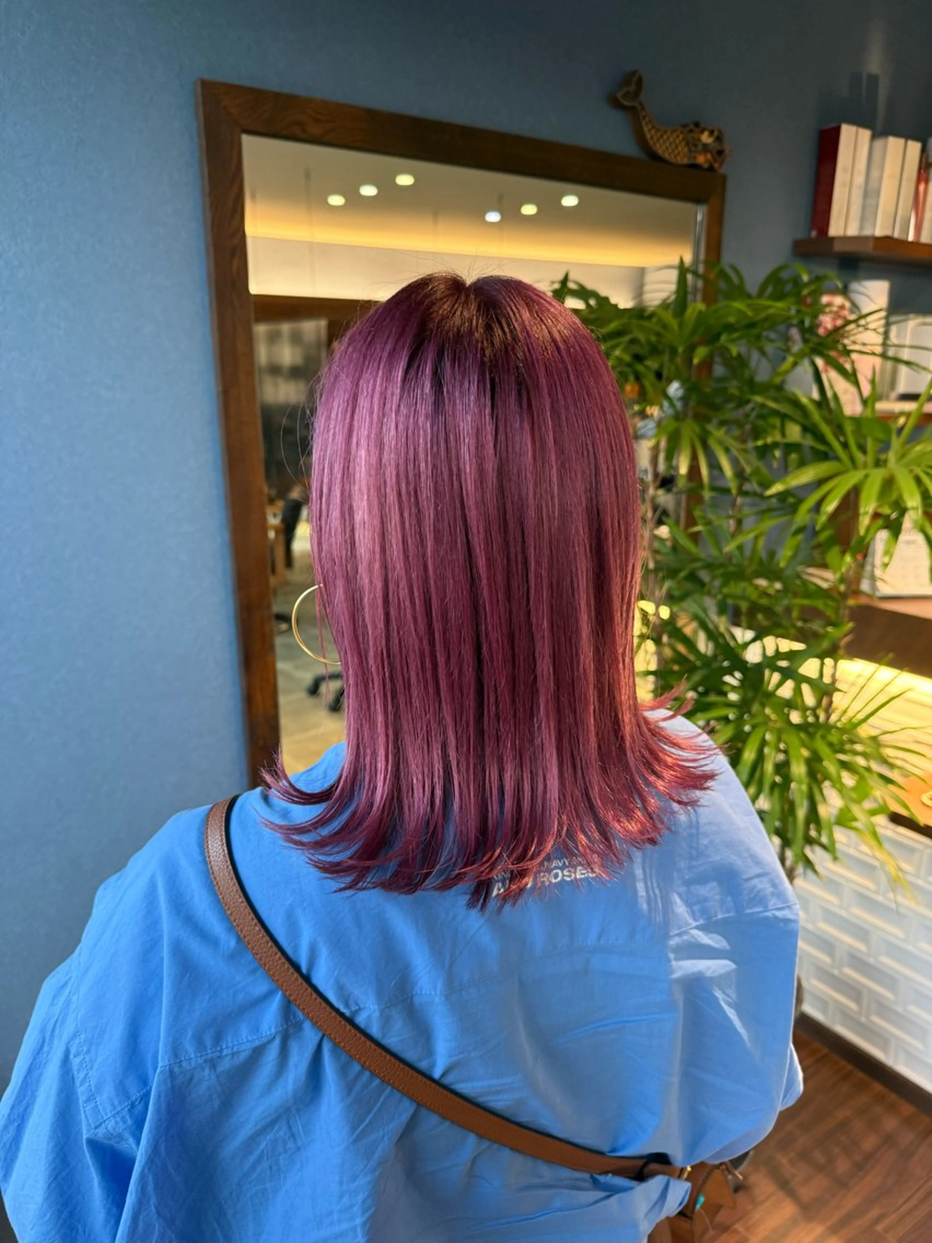 ミディアム カラー ピンクカラー カット ヘアカラー 🎀Kubu🍀 Natsumu🎀のヘアスタイル