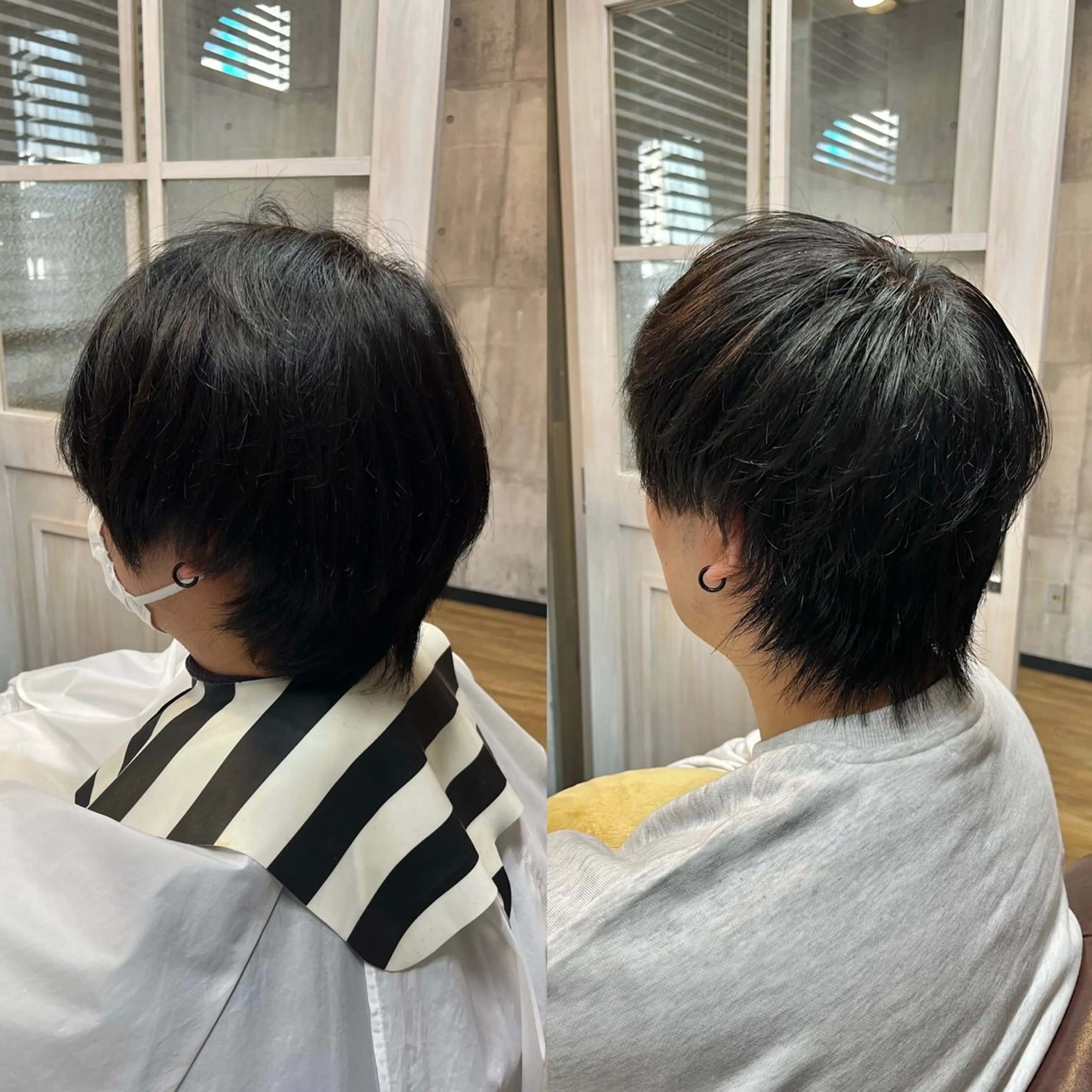 ショート メンズ カット 艶髪🌈ムラカミ サキのヘアスタイル
