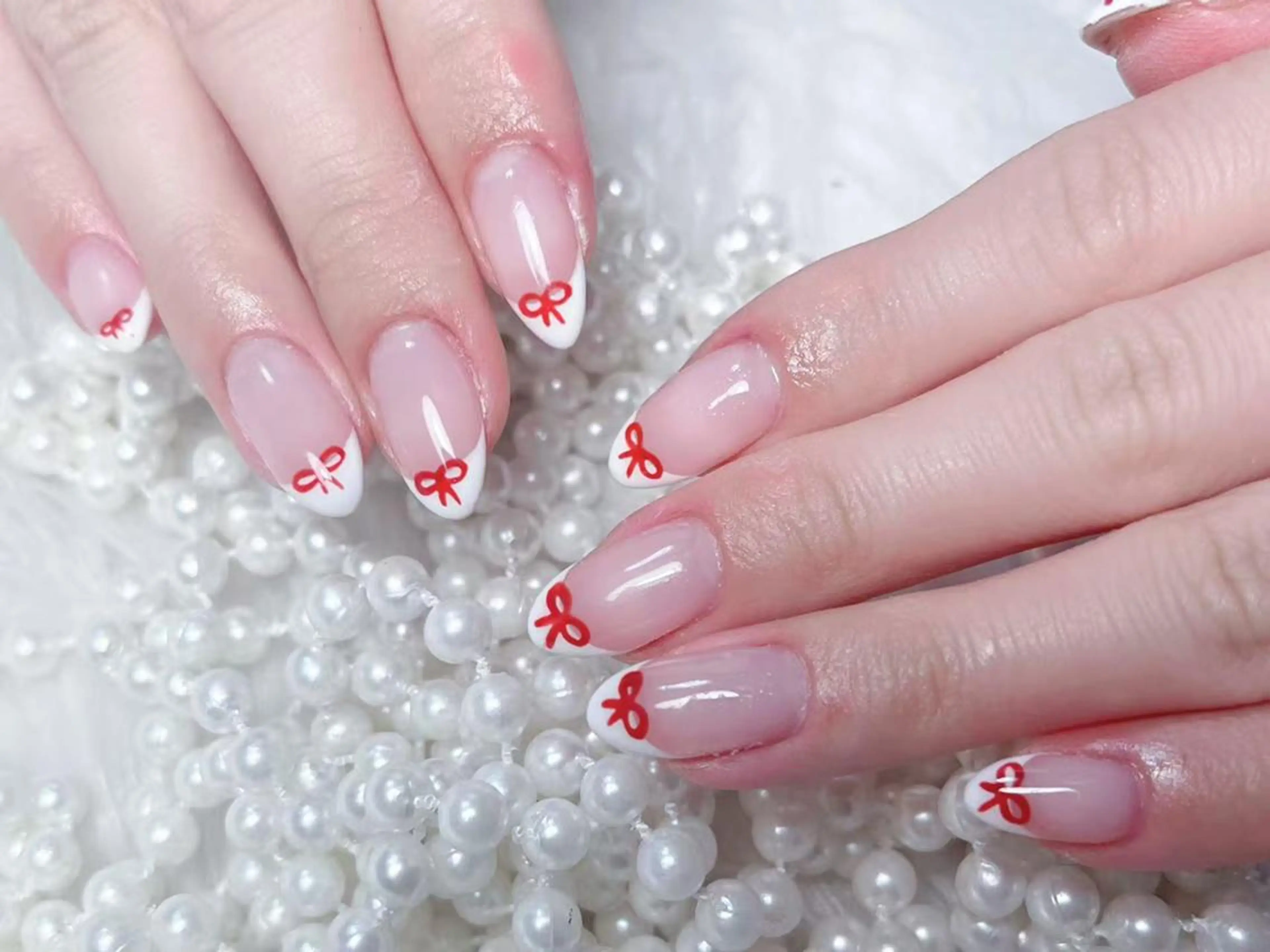 ネイル 🎀彩羽チップ 長さだし専門🎀のネイルデザイン