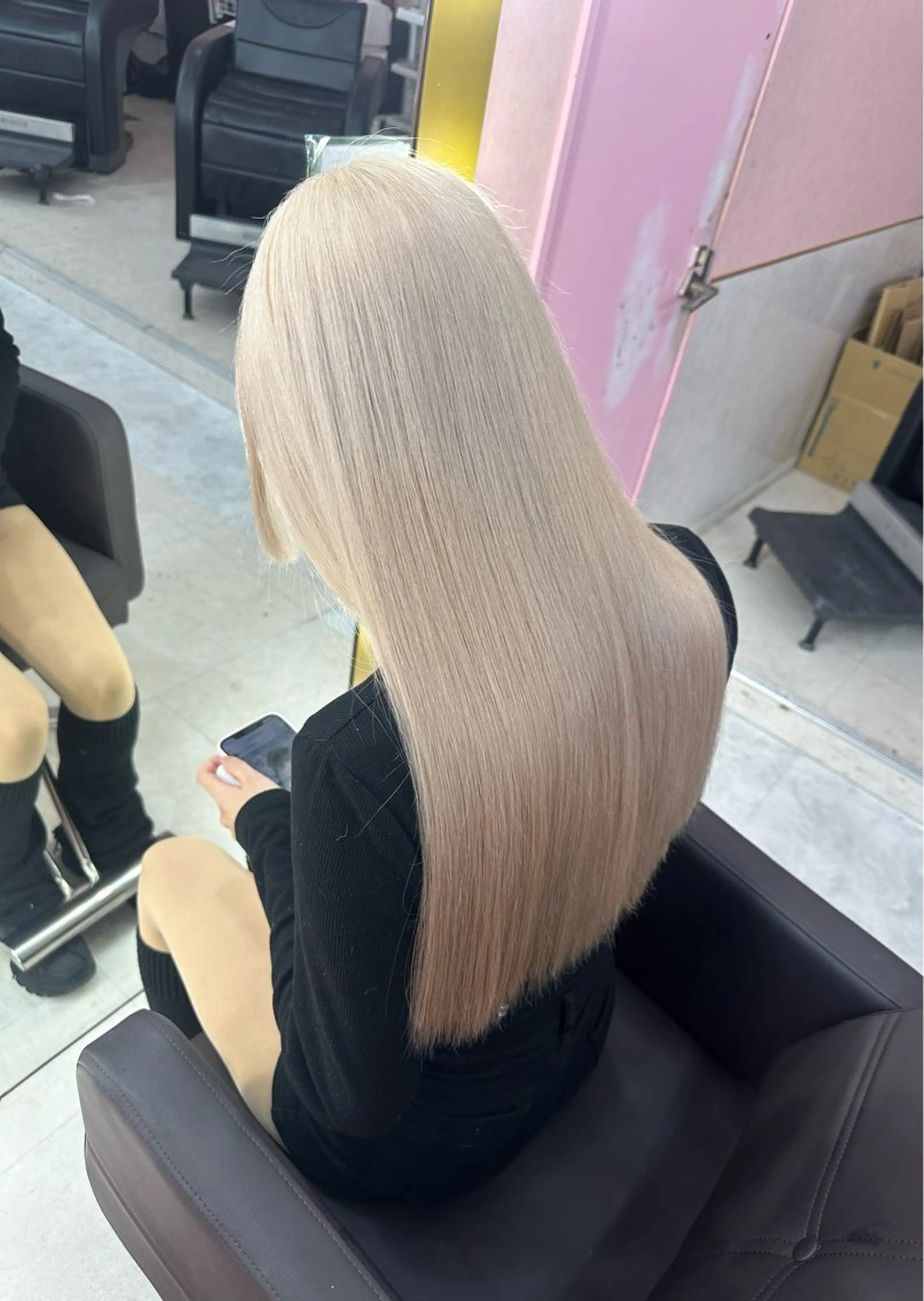 ロング カラー ヘアカラー トリートメント 🦋艶髪ハイトーン KOKI🦋のヘアスタイル