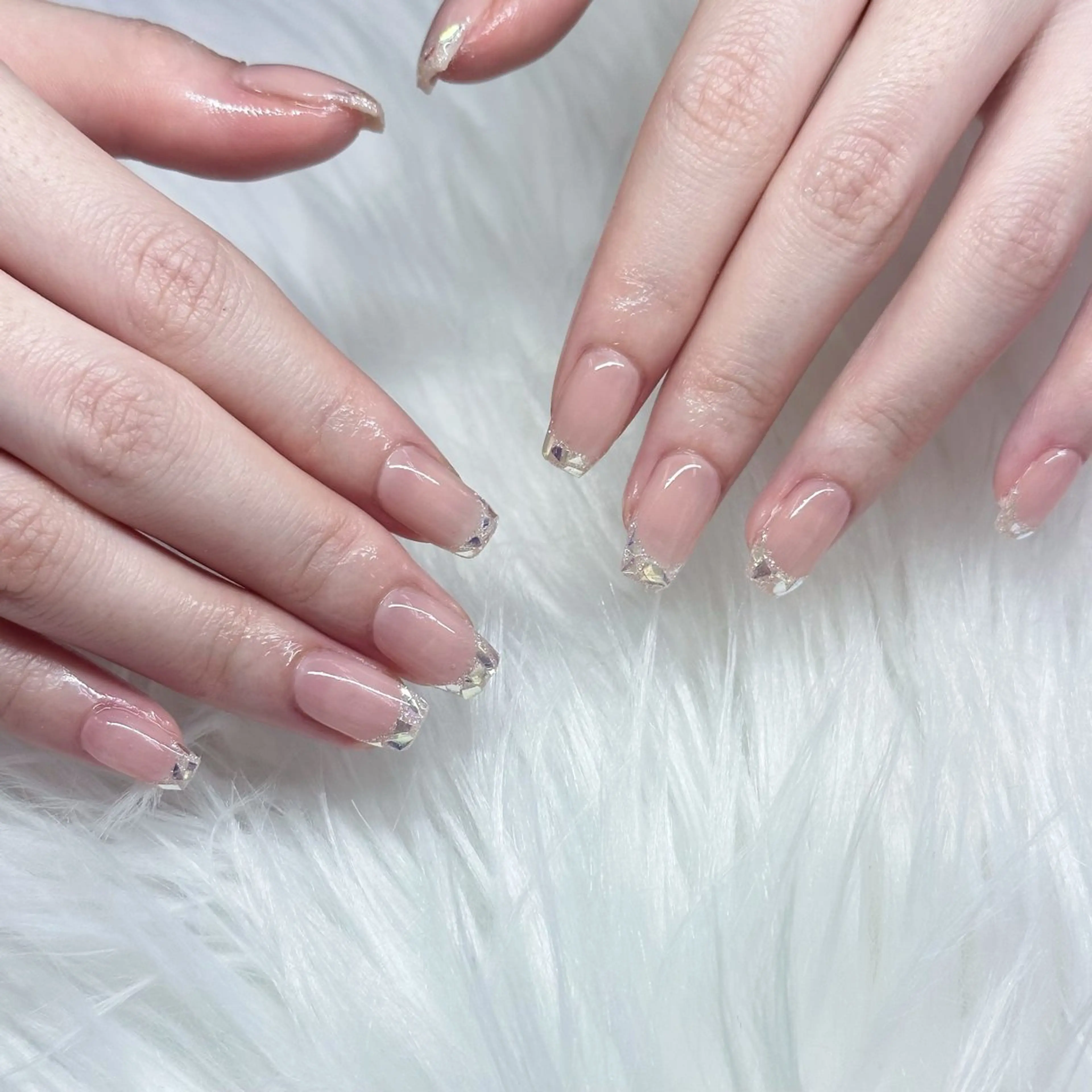 ネイル フレンチネイル ガラスフレンチ ハンドネイル Totalsalon Bell 木村のその他イメージ