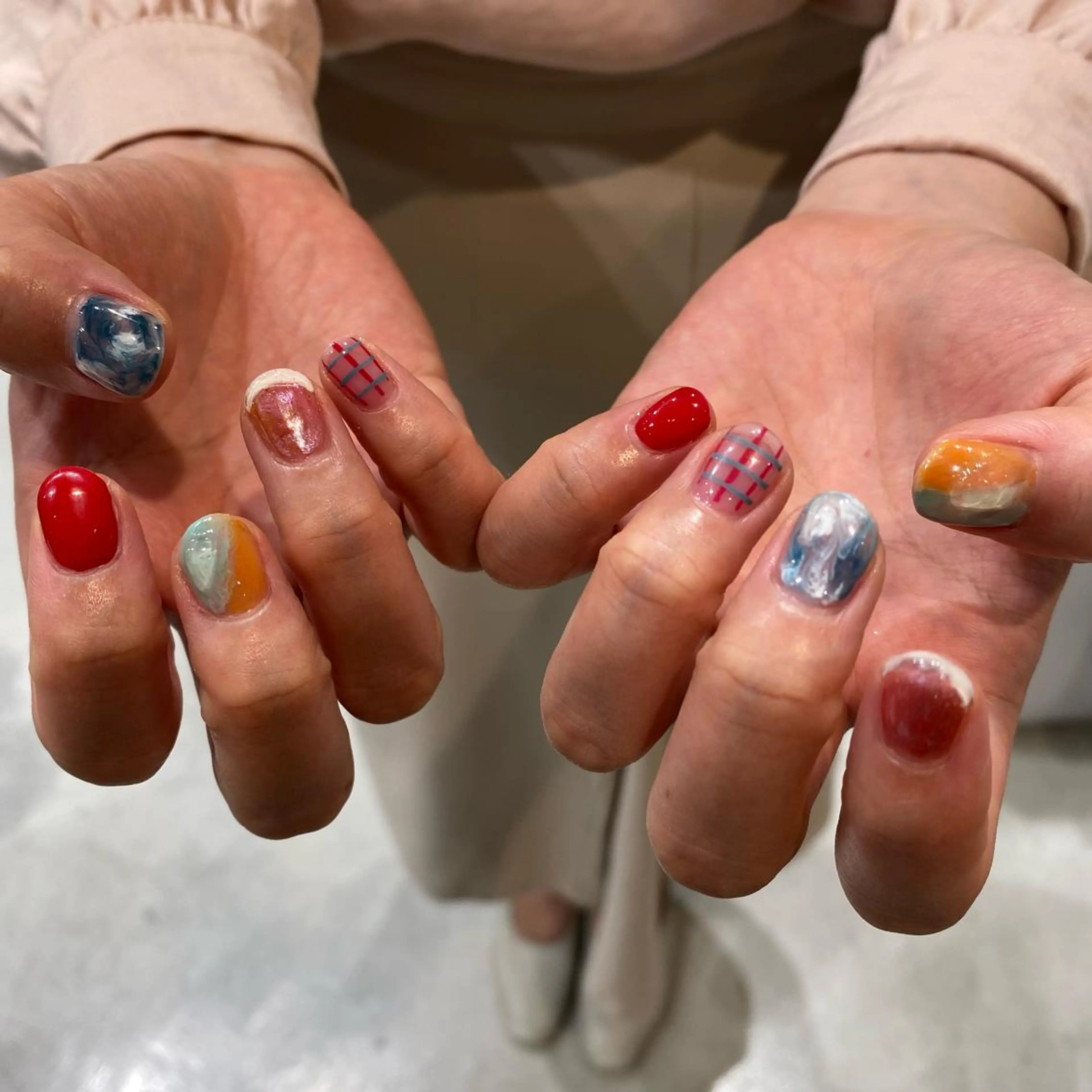 ネイル ハンドネイル ハンドケア 平野葵🎀 hair/nailのネイルデザイン