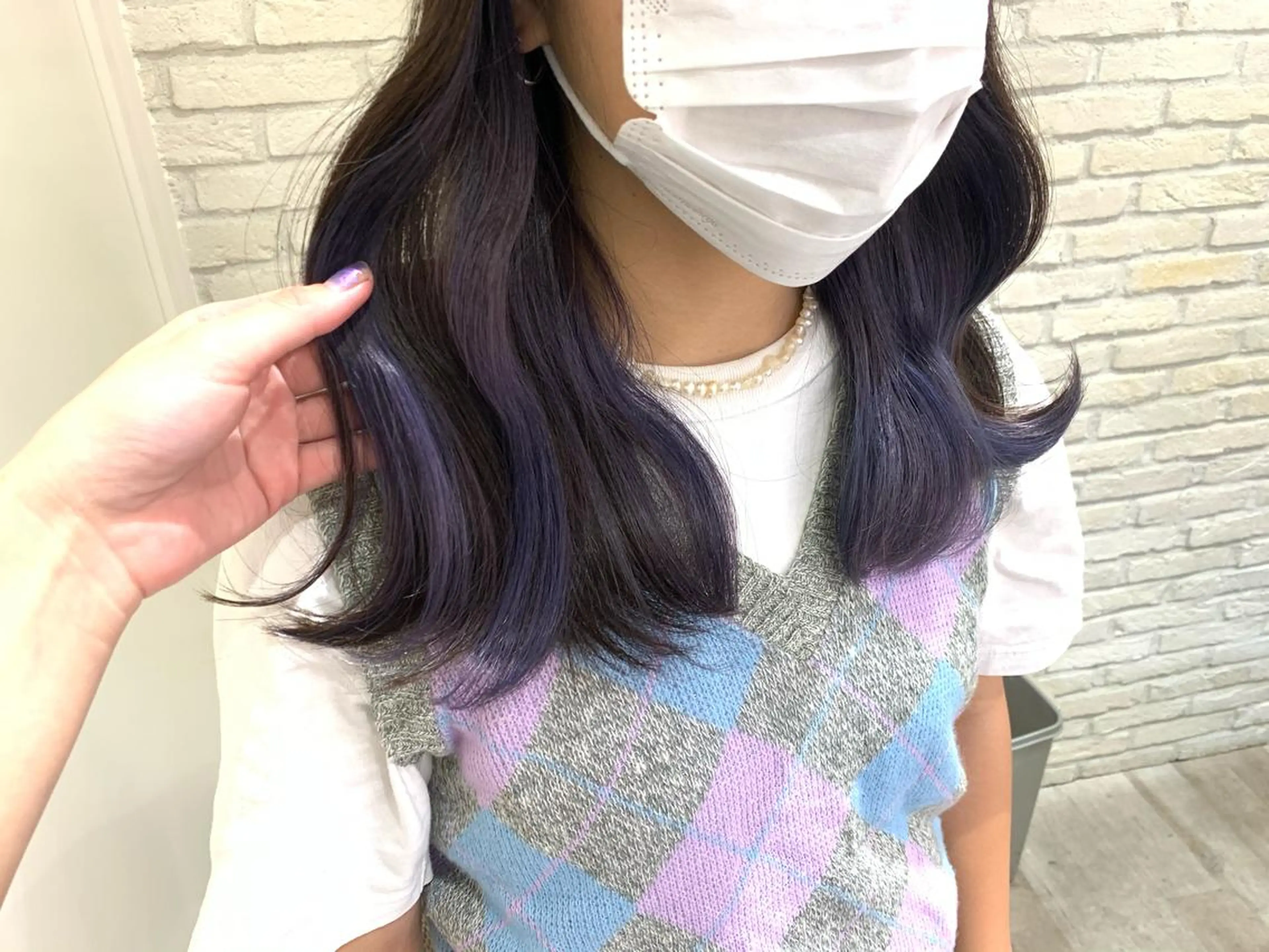 ロング カット ヘアカラー トリートメント 🖤横浜ハイトーン /ケアブリーチ🖤のヘアスタイル