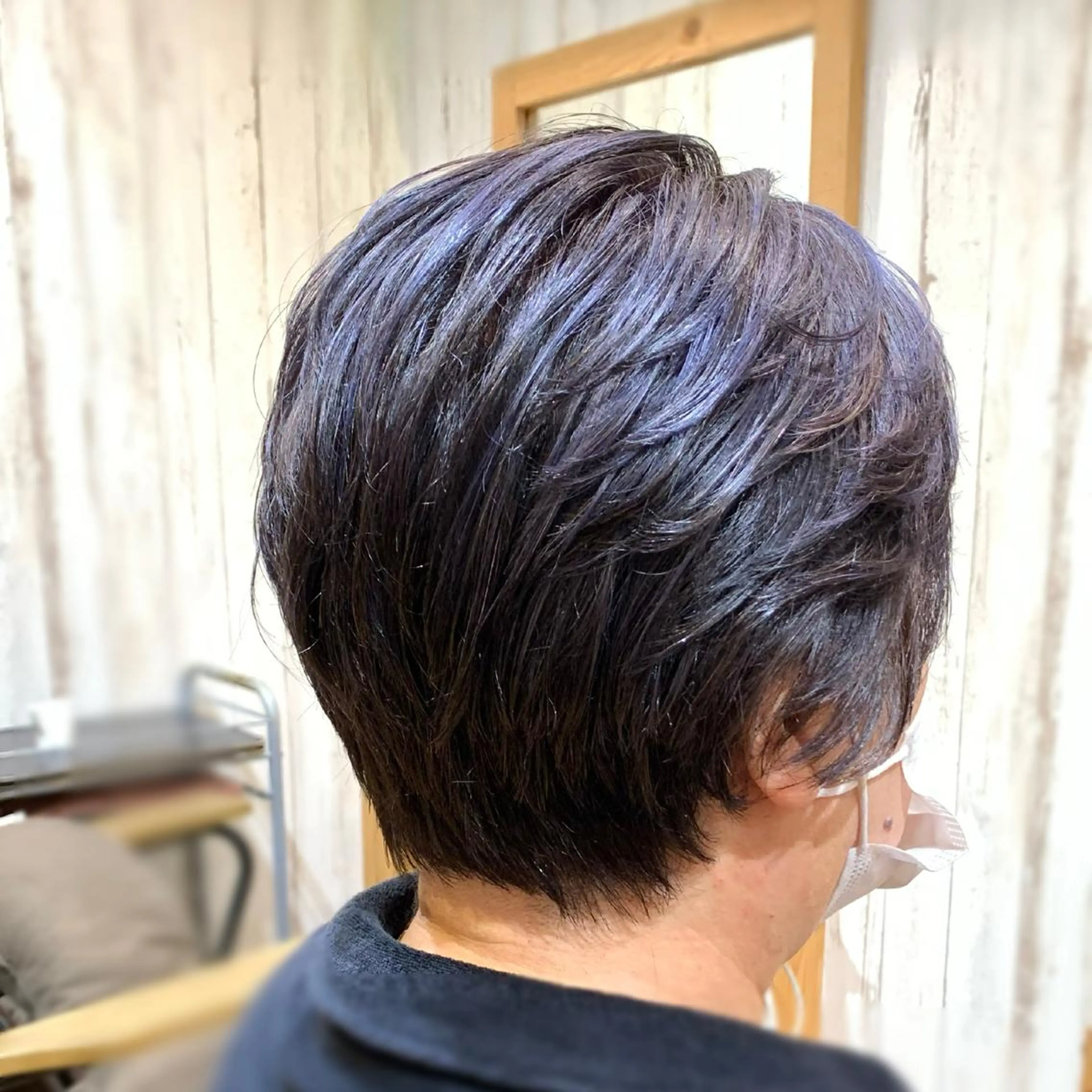 ショート ショートボブ 丸みショート ベリーショート ボブ くびれヘア Halo 長居店 "ROKI"のヘアスタイル