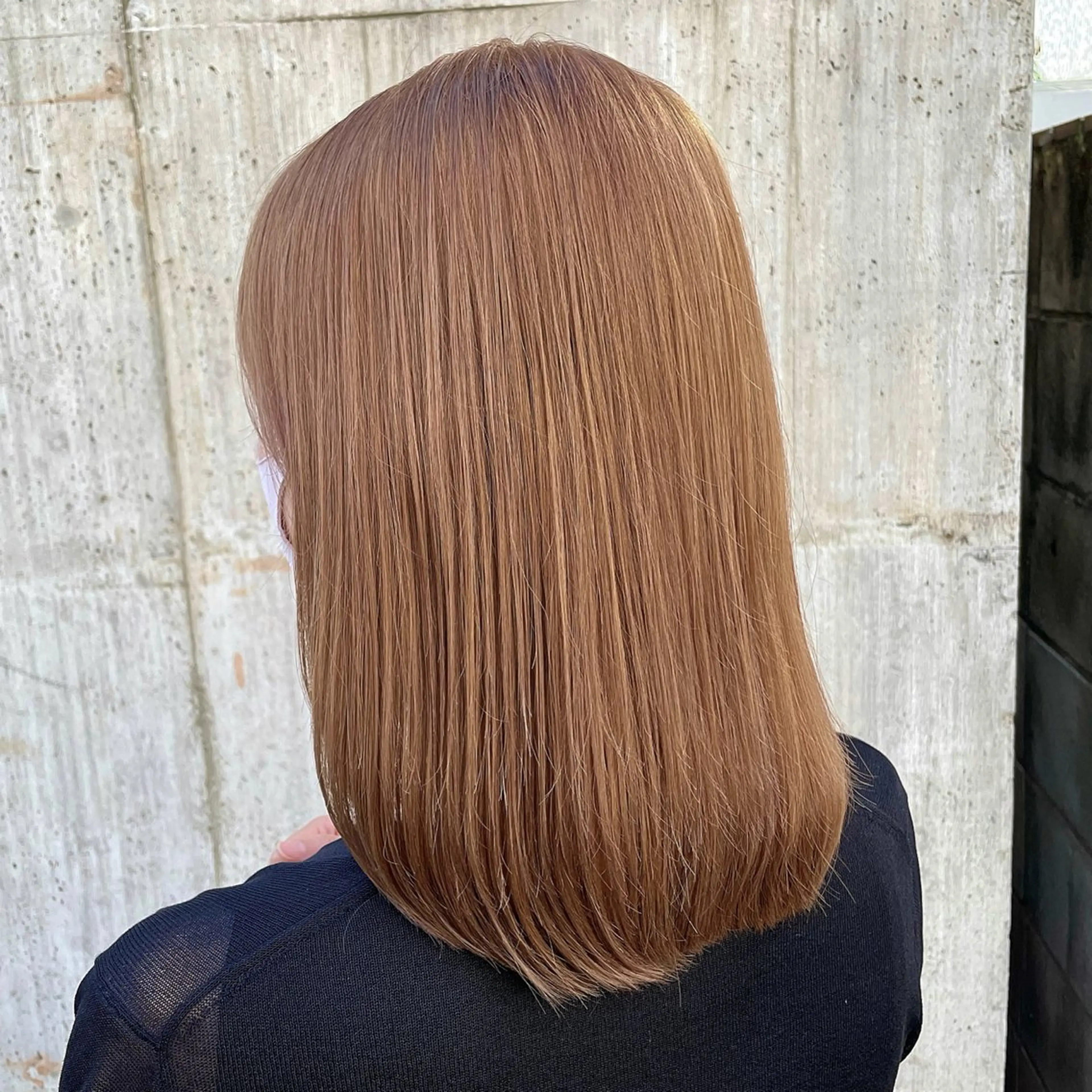 セミロング カラー YUUKI/艶カラー レイヤーカットのヘアスタイル