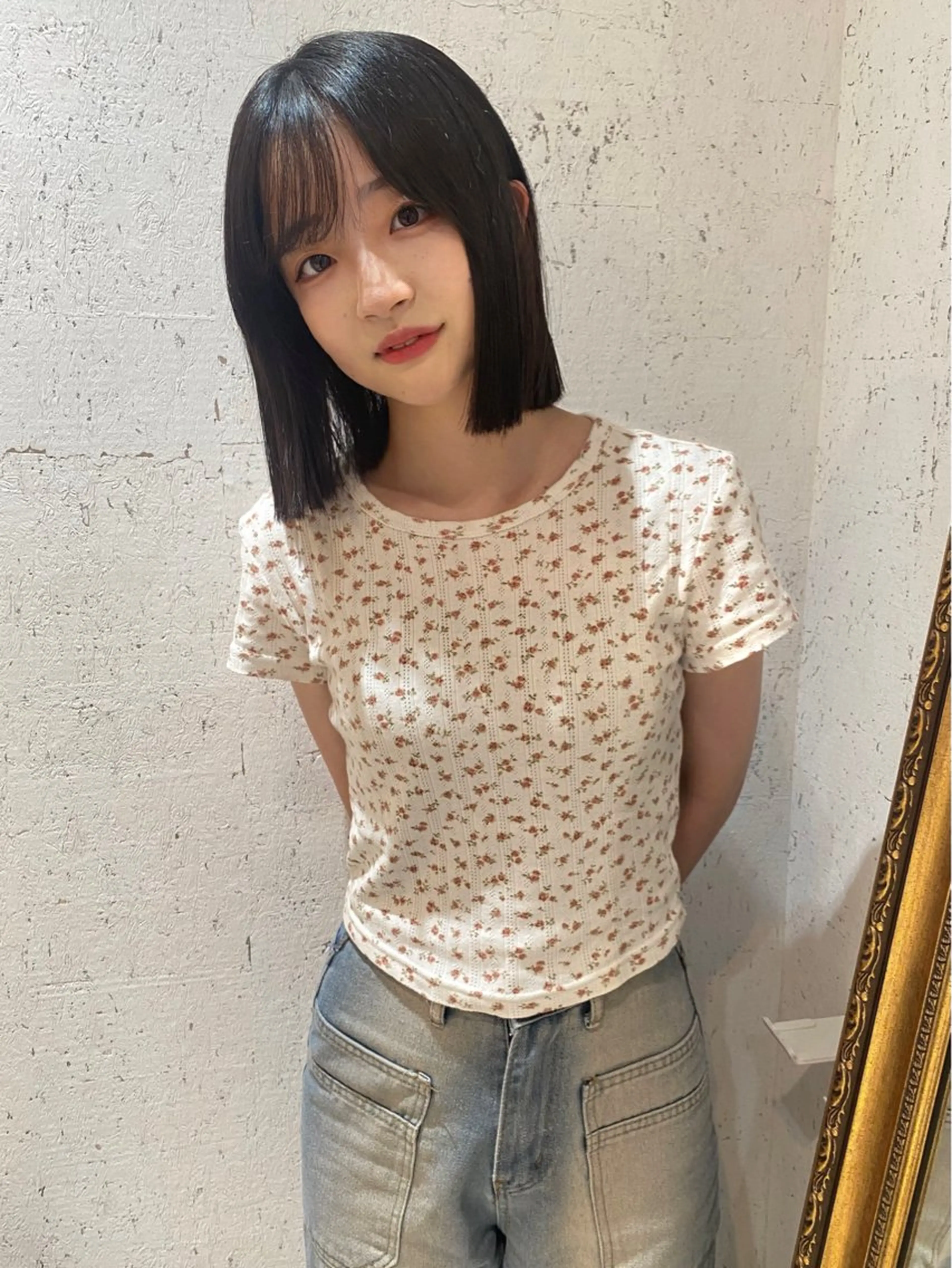 ショート カラー ボブ 似合わせカット カット ヘアカラー トリートメント mai / linoah˚✧のヘアスタイル