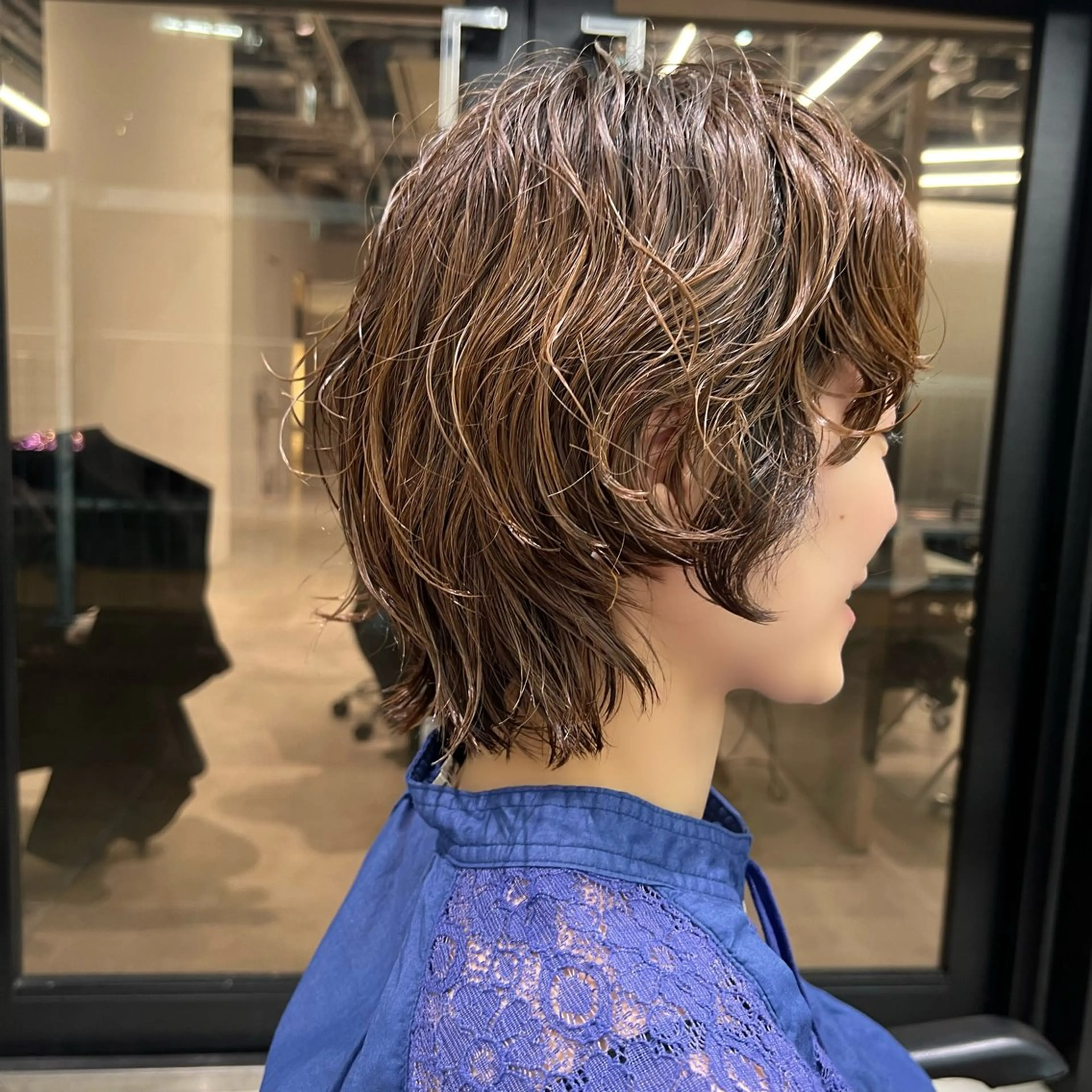 ショート パーマ ショートヘア ウルフカット GOTODAY Nu茶屋町店所属・池田 充のヘアスタイル