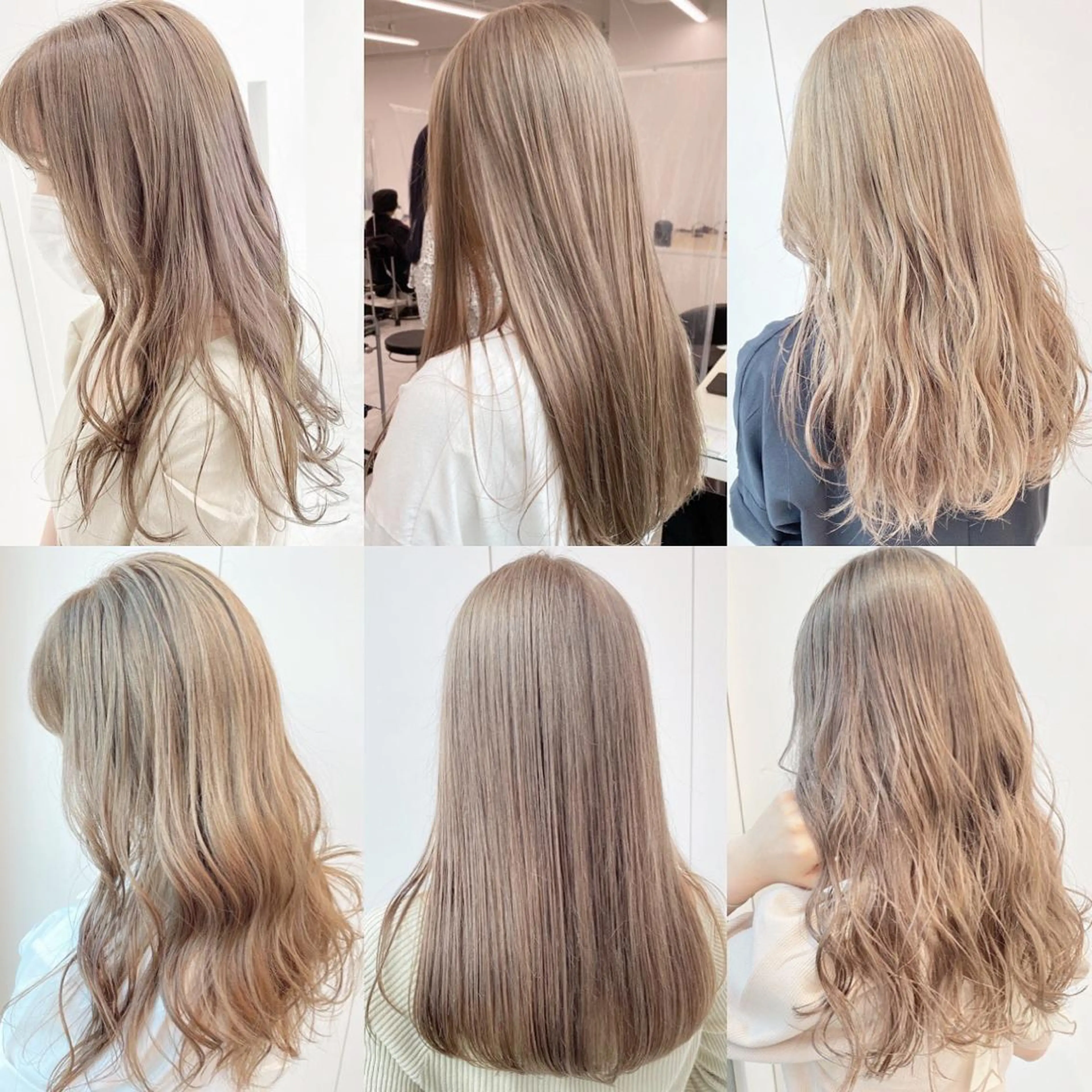 カラー ヘアカラー トリートメント 💗ツヤ髪💗透け感 💗ブリーチなし💗のヘアスタイル